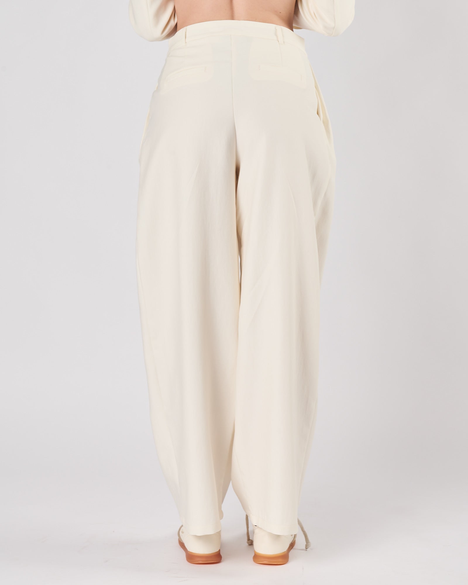 Pantalone Eleh doppia pence bianco