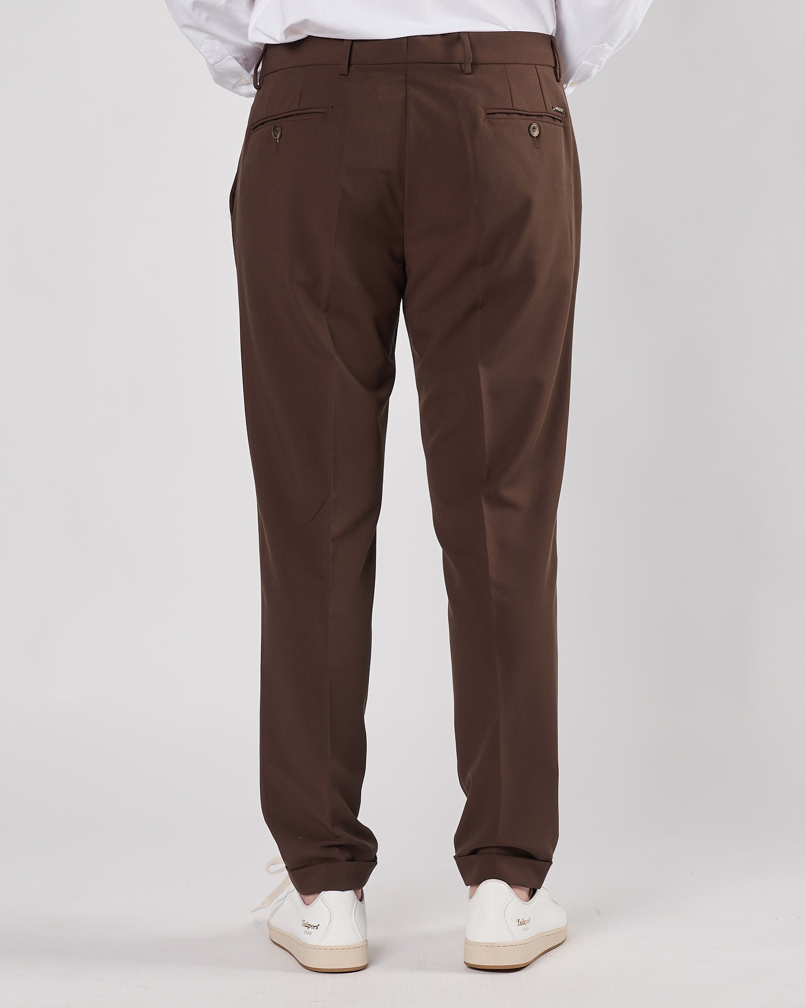 Pantalone Enjoy in jersey cioccolatocon pence