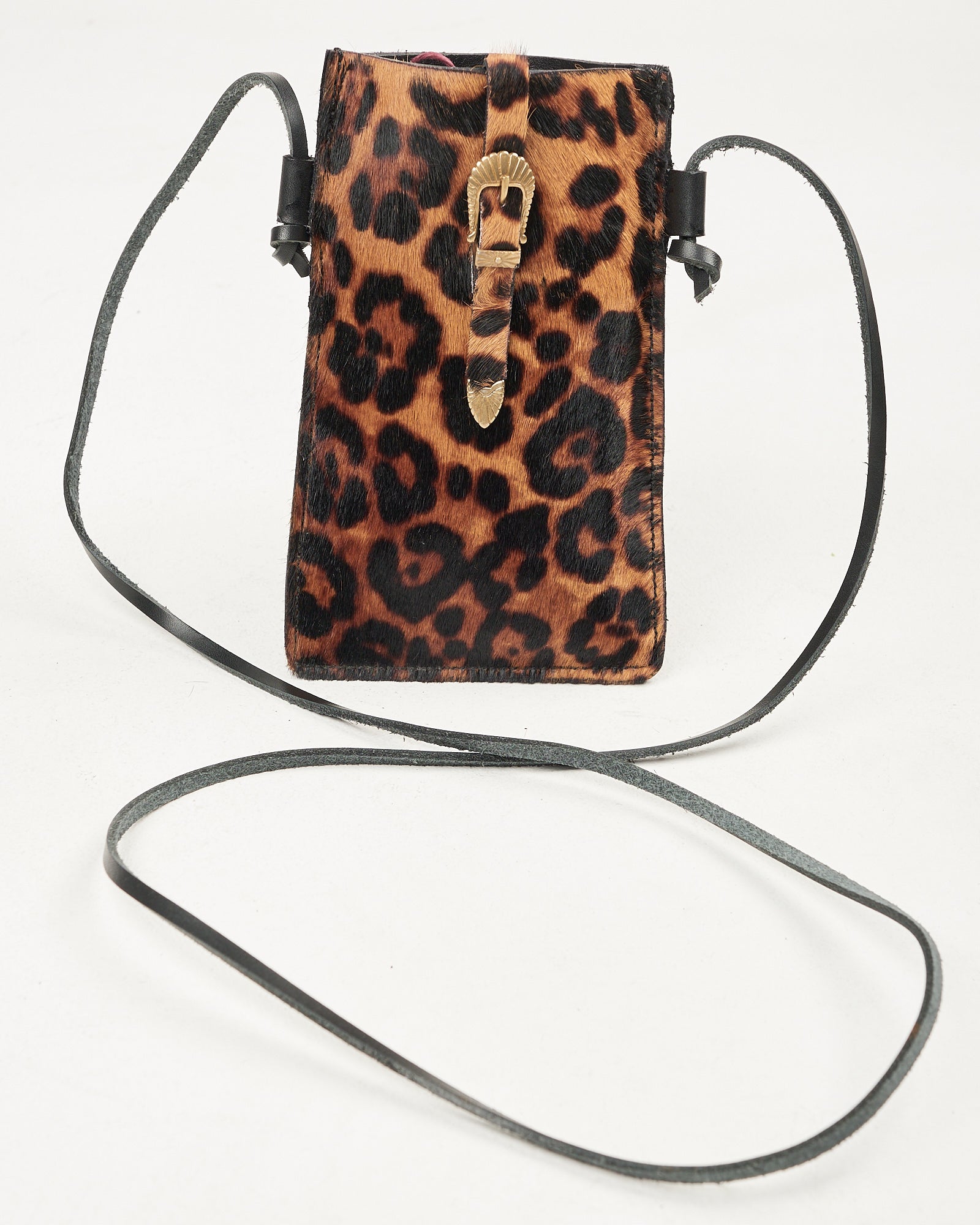 Portacellulare Alberto Luti in cavallino maculato