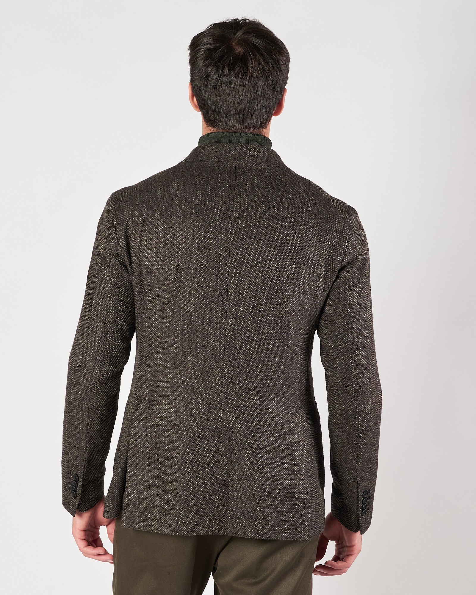 Giacca Tagliatore un petto resca verde militare