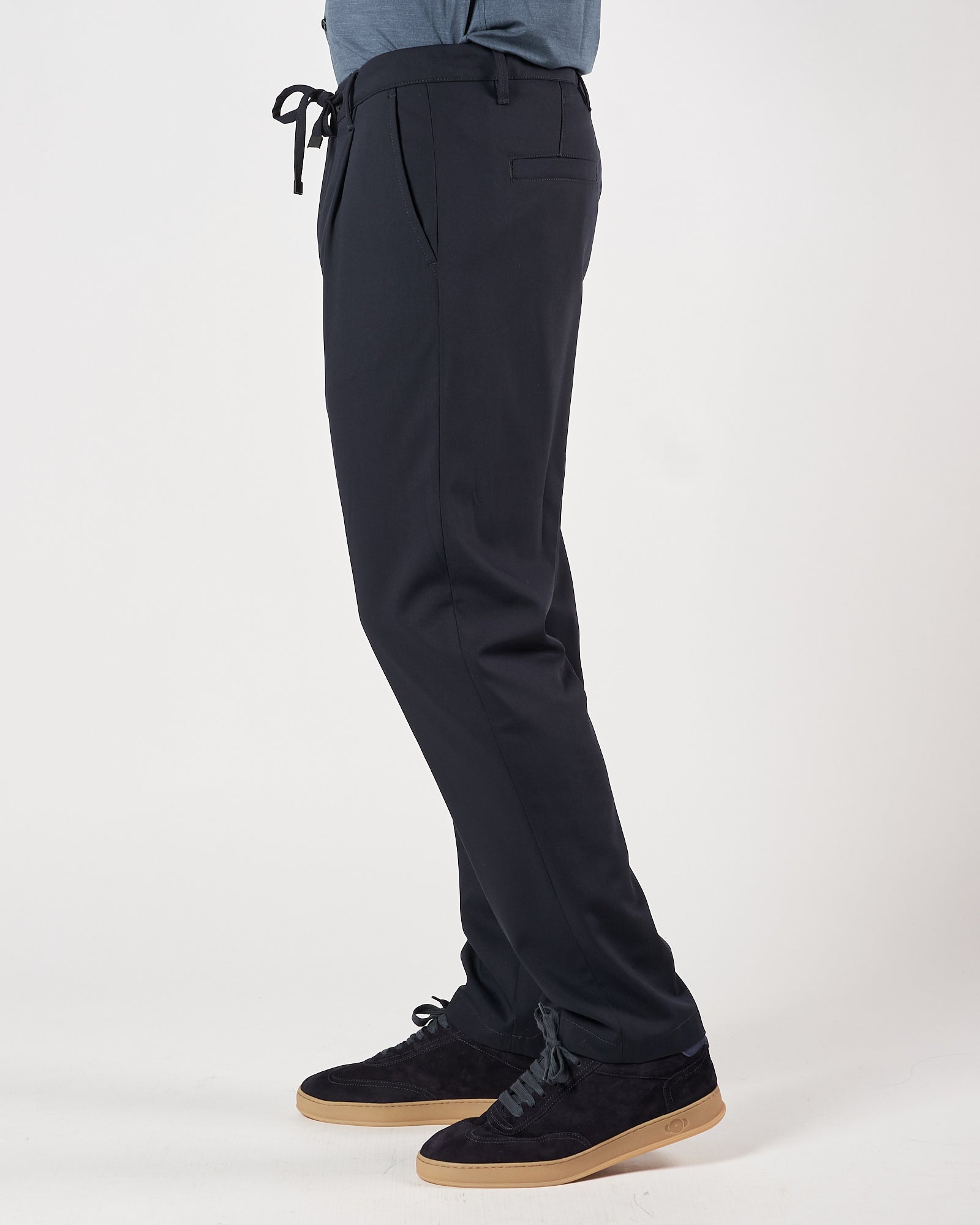 Pantalone Officina36 con pences blu