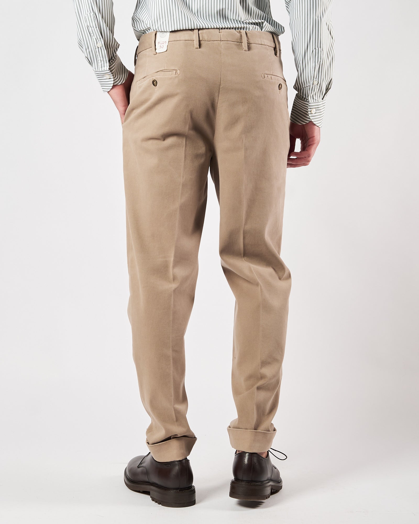 Pantalone Lbm1911 una pence tortora