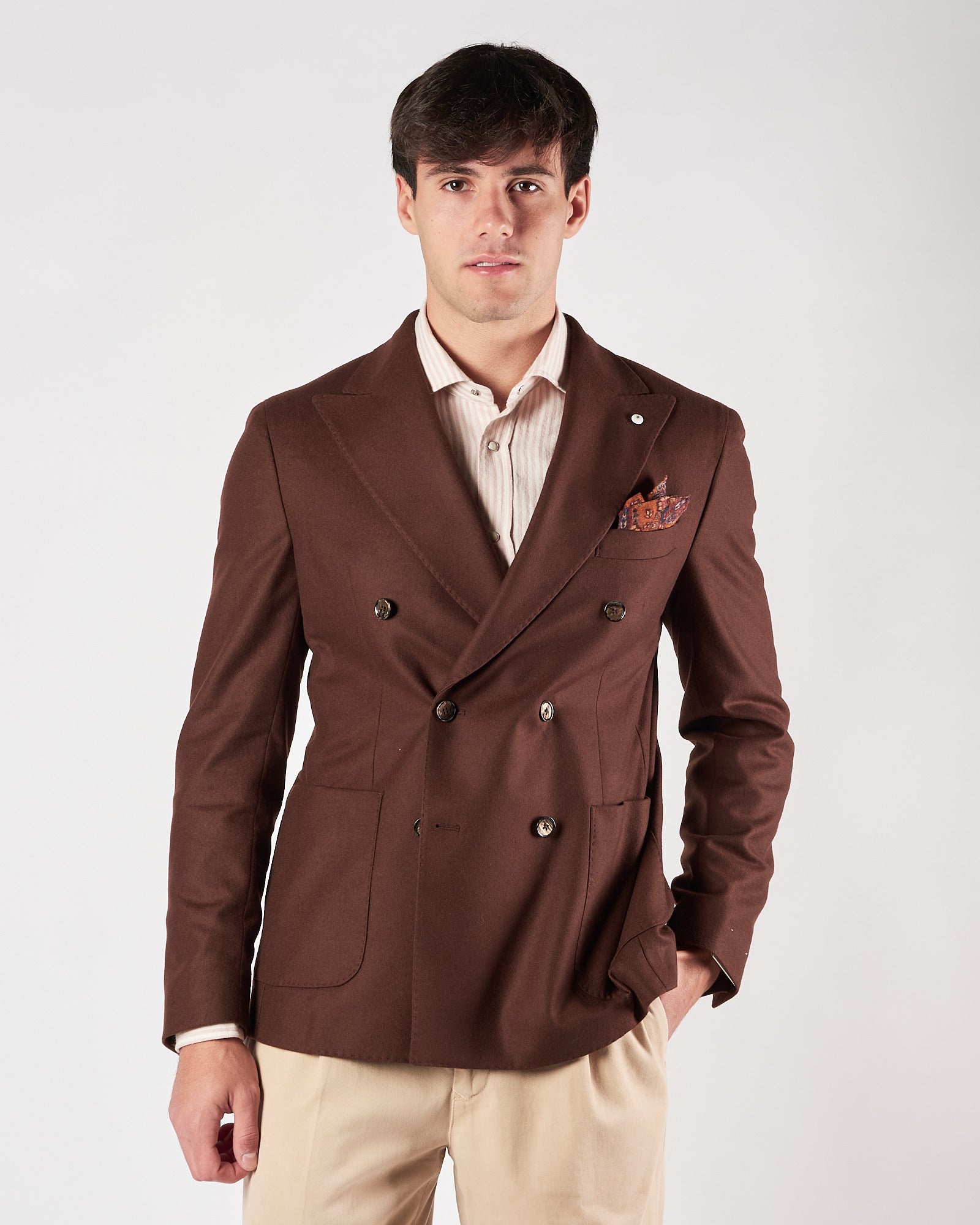 Giacca Lbm1911 doppio metto mattone