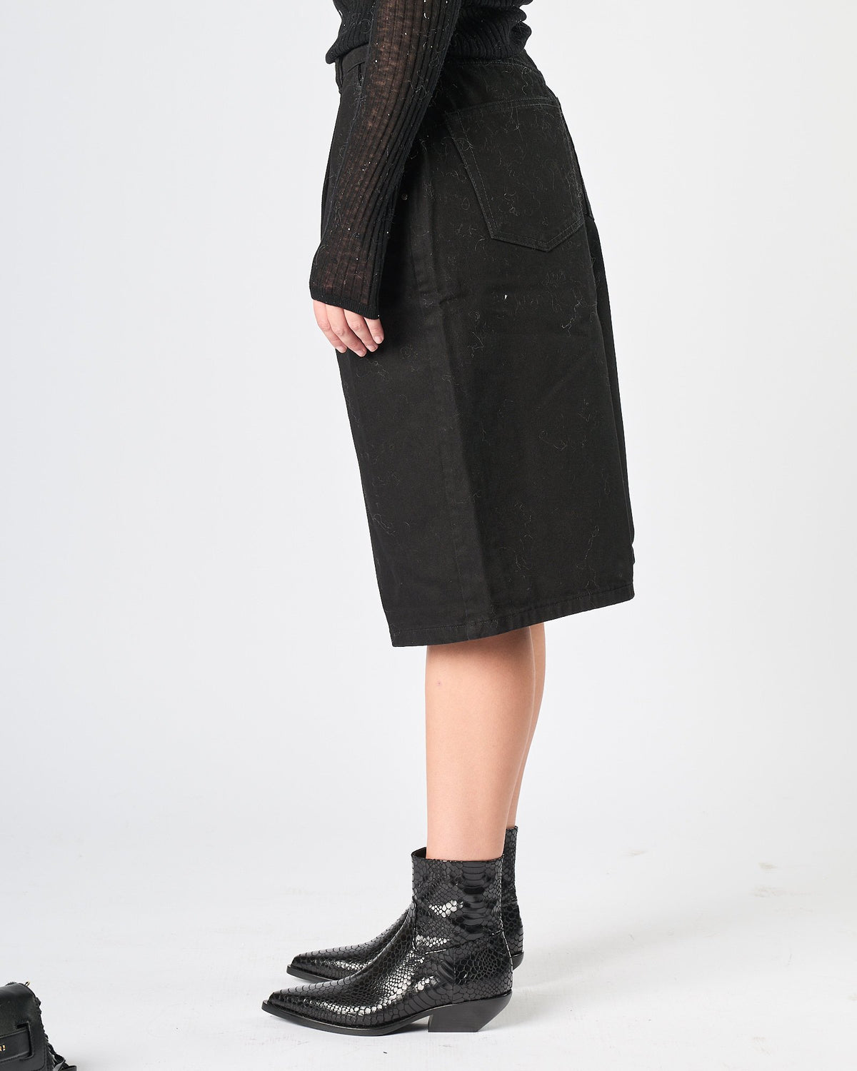 Bermuda God Save Denim nero
