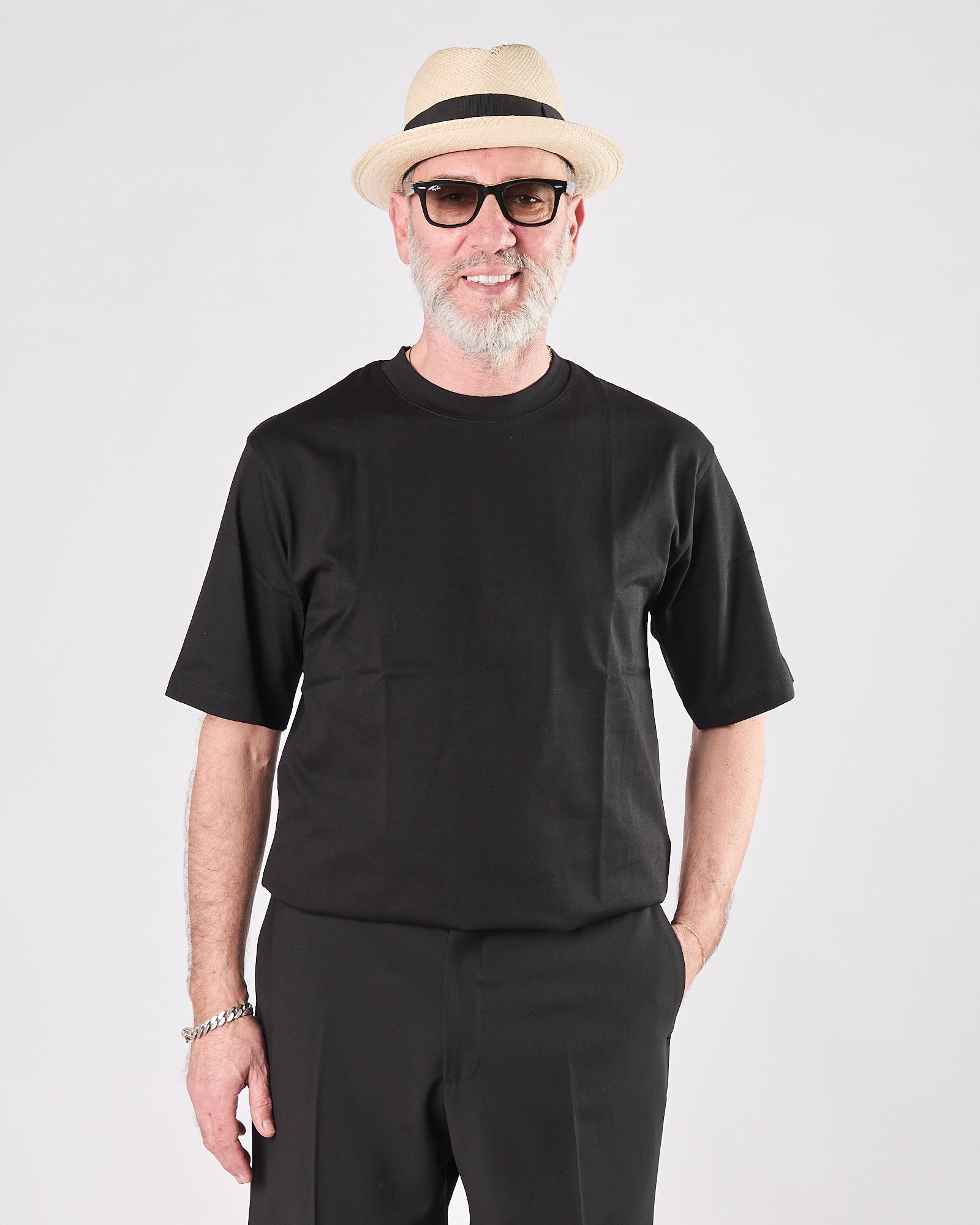 T-shirt Aimé morbida nera