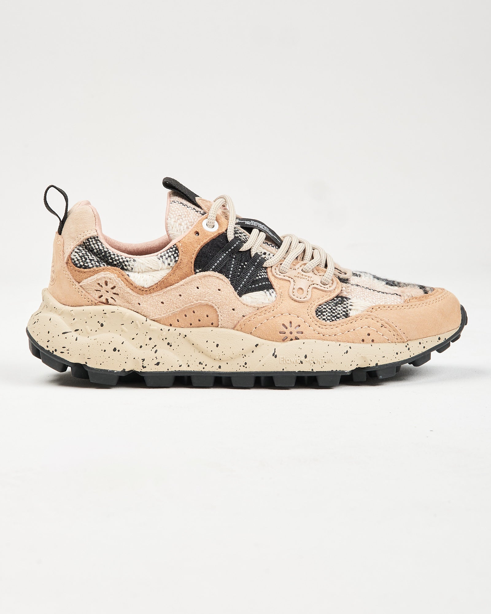 Sneaker Flower Mountain Mud-Light Brown Black