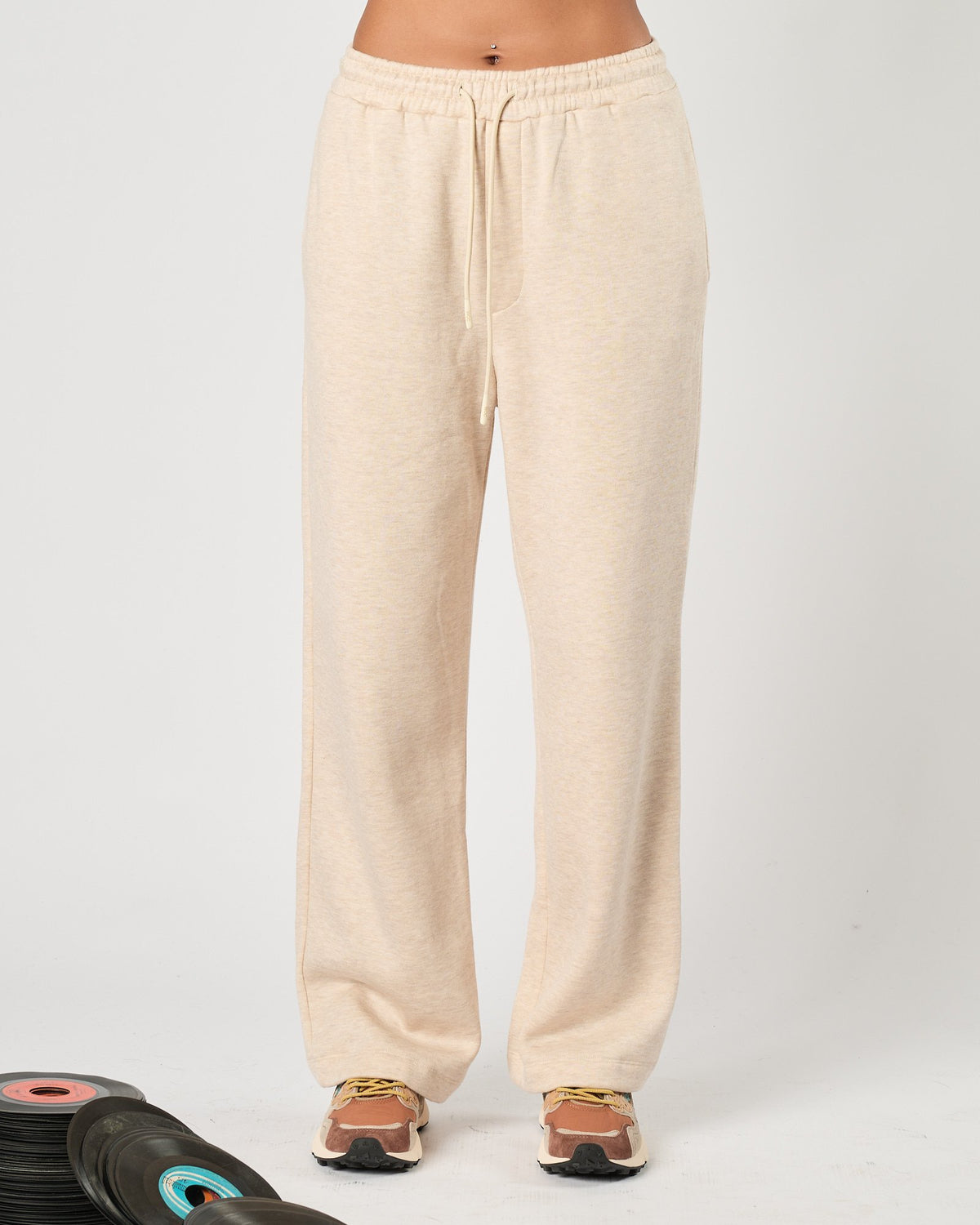 Pantalone Woc tuta largo avorio
