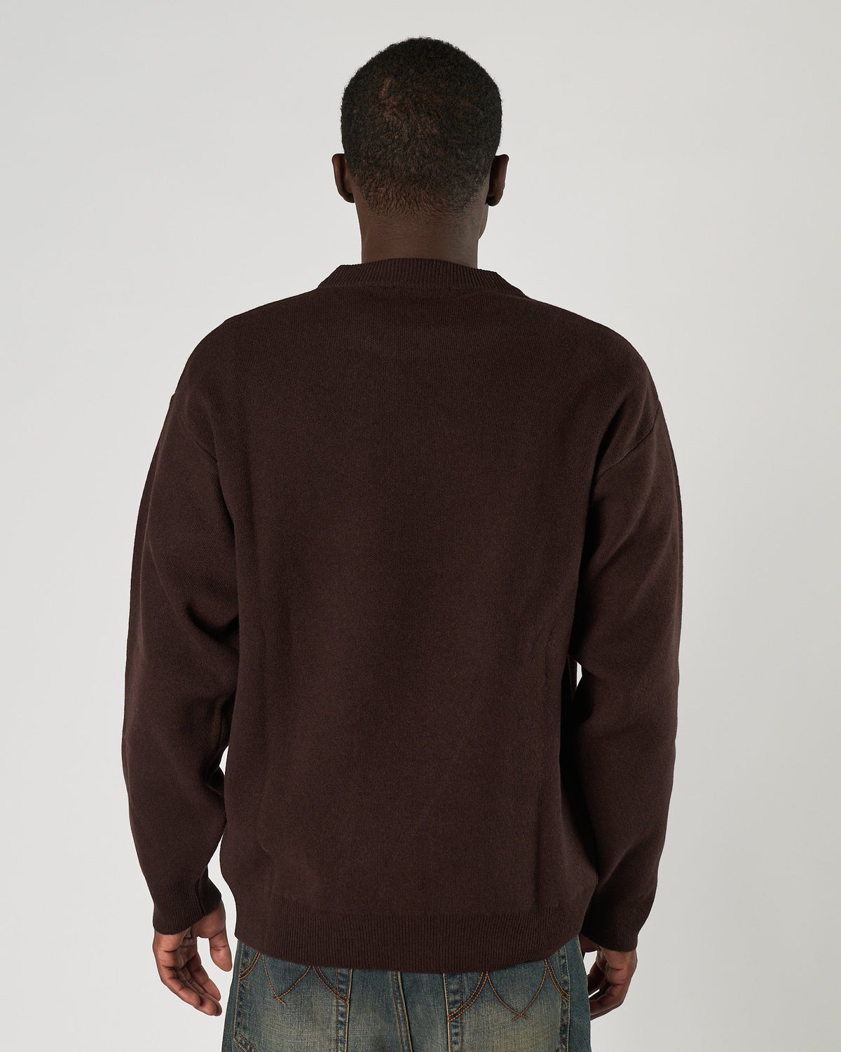 Maglia Daniele Fiesoli lana e cashmere moro