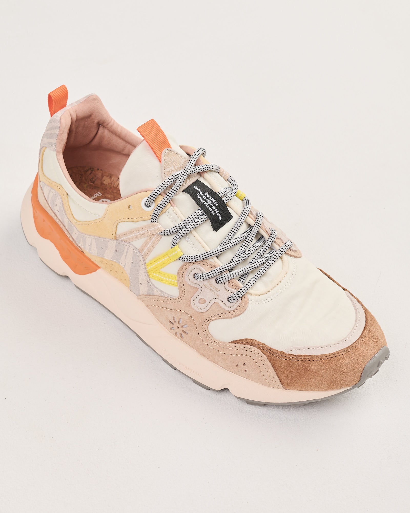 Sneaker Flower Mountain Brown Light Brown cream