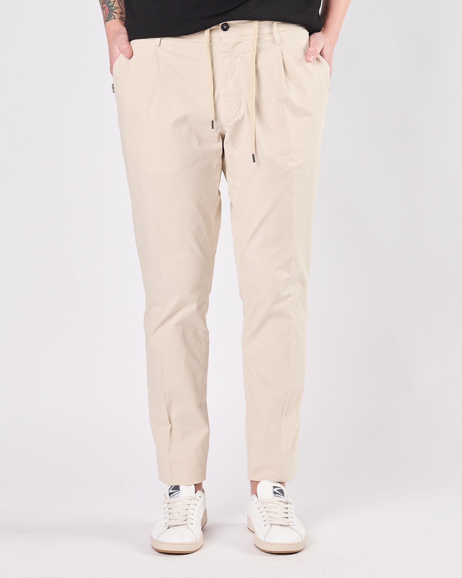 Pantalone A|STORE in cotone sabbia