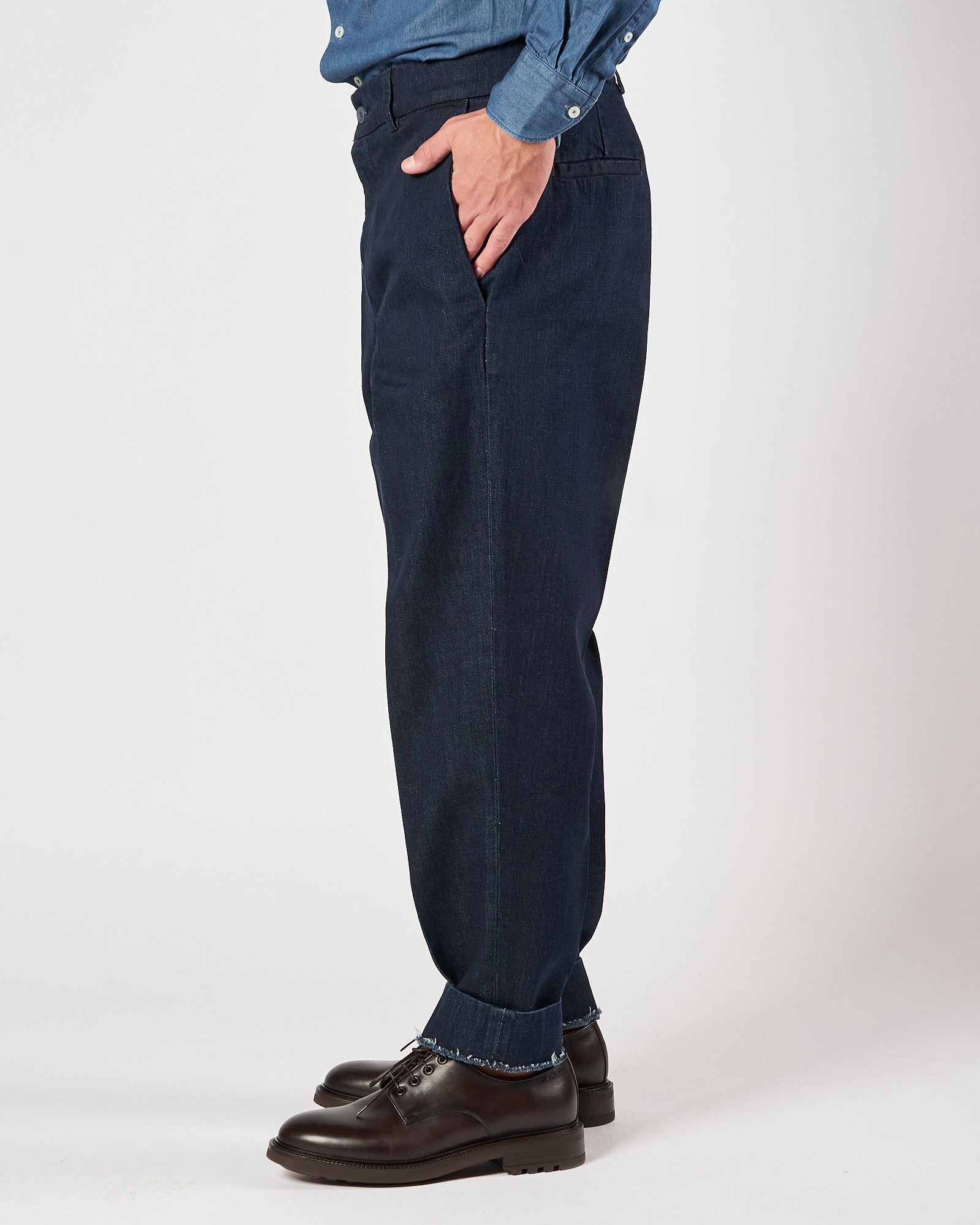 Jeans Bonheur over blu