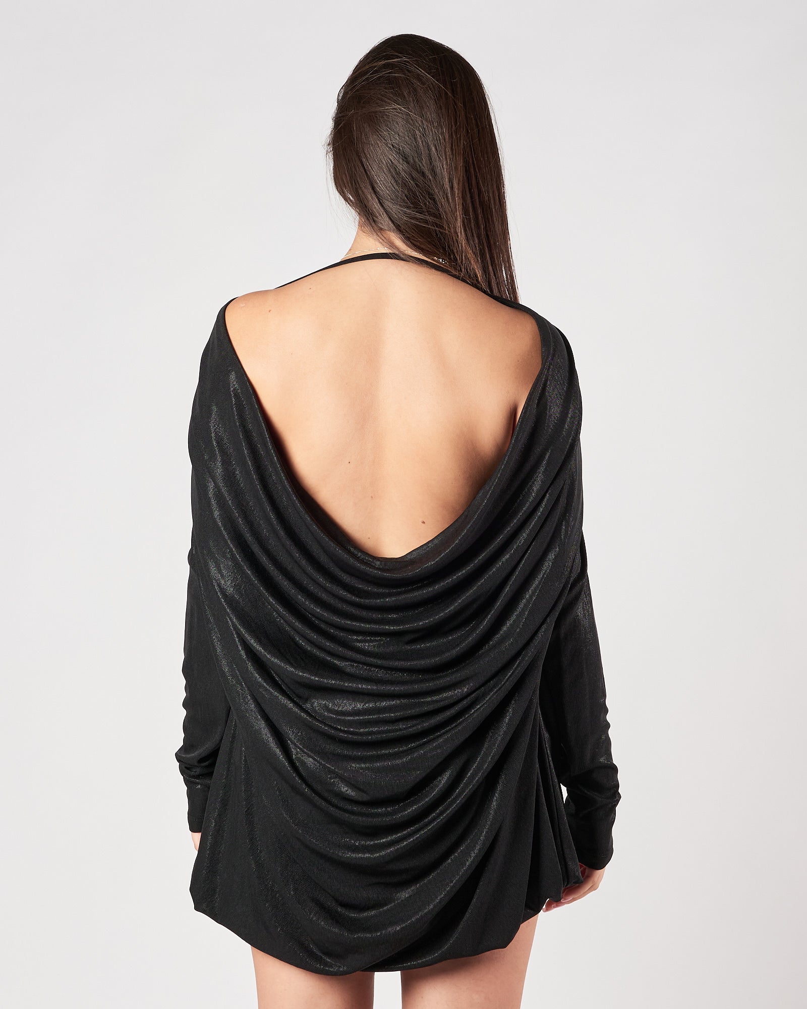 Abito Eleh corto lurex nero