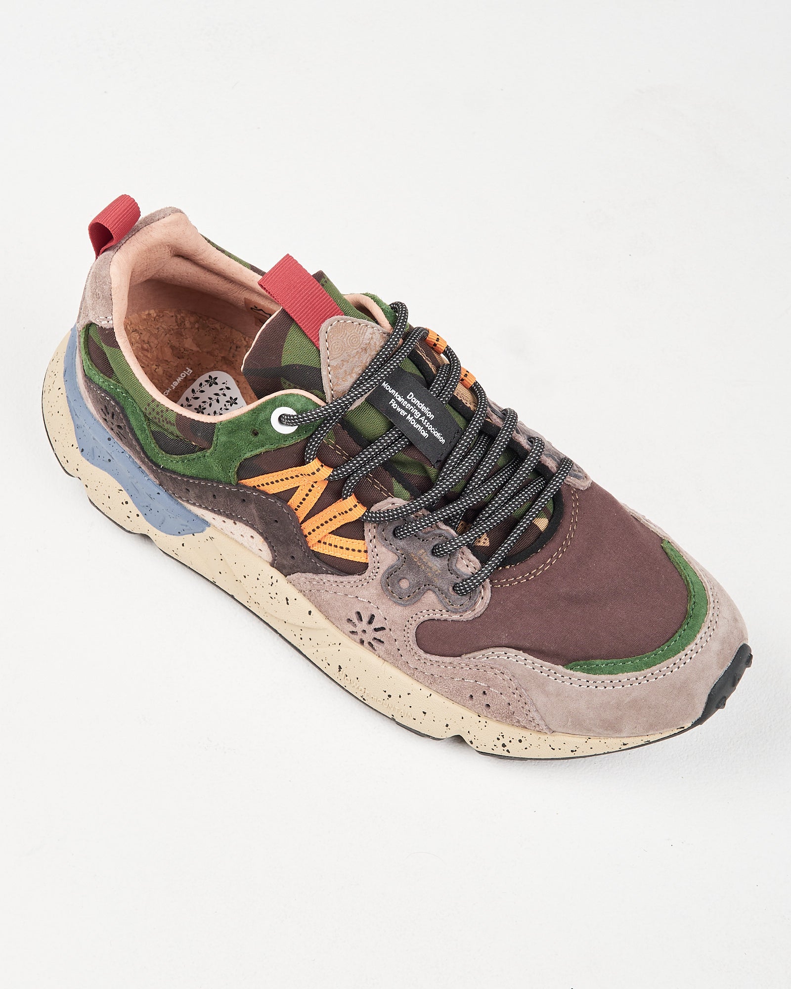 Sneaker Flower Mountain Dark Grey-Antracite-Black