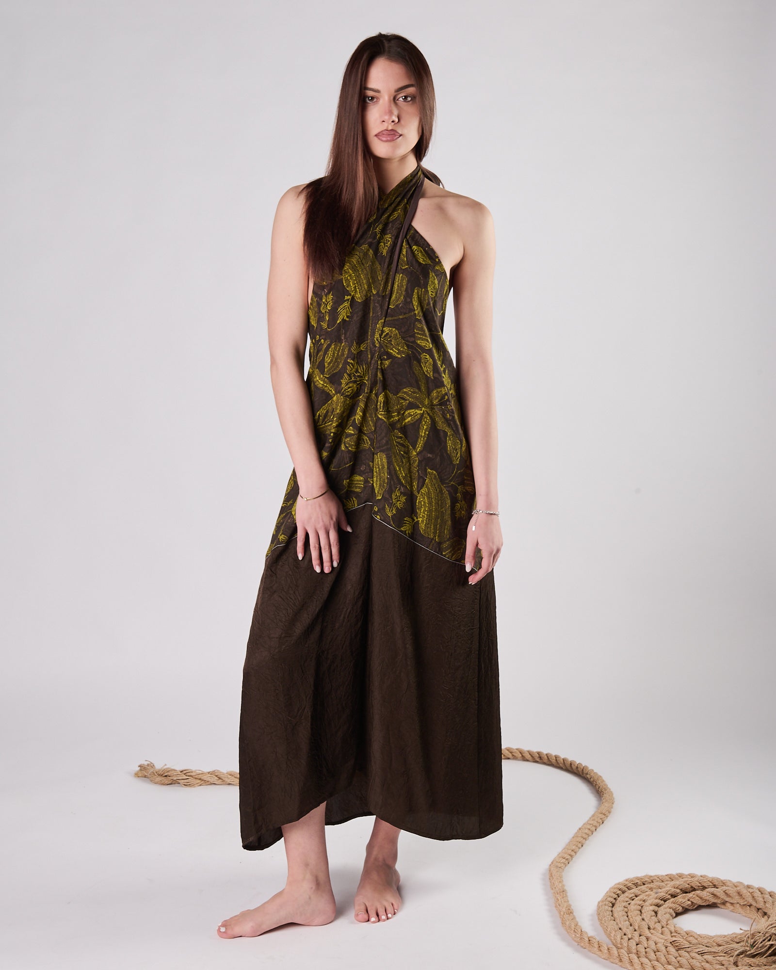 Abito Tela9 scivolato fantasia