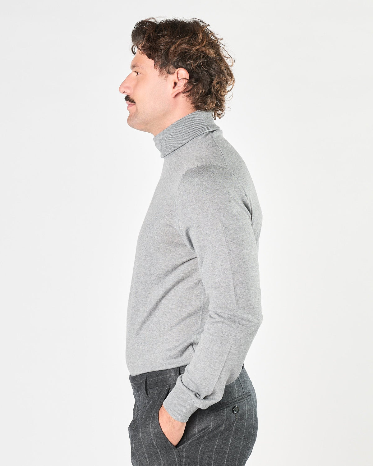 Maglia A|STORE dolcevita grigio