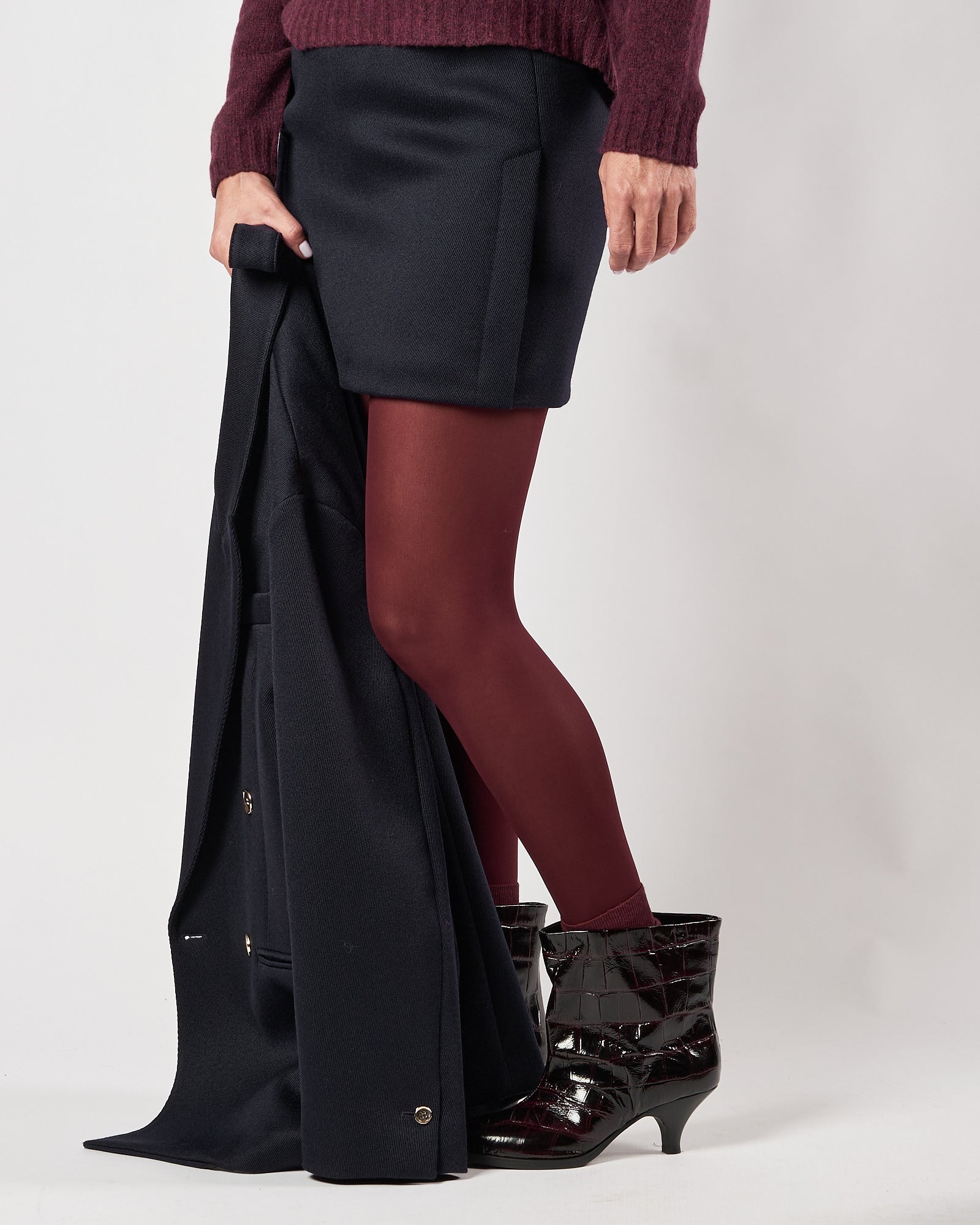 Gonna Tela9 corta blu