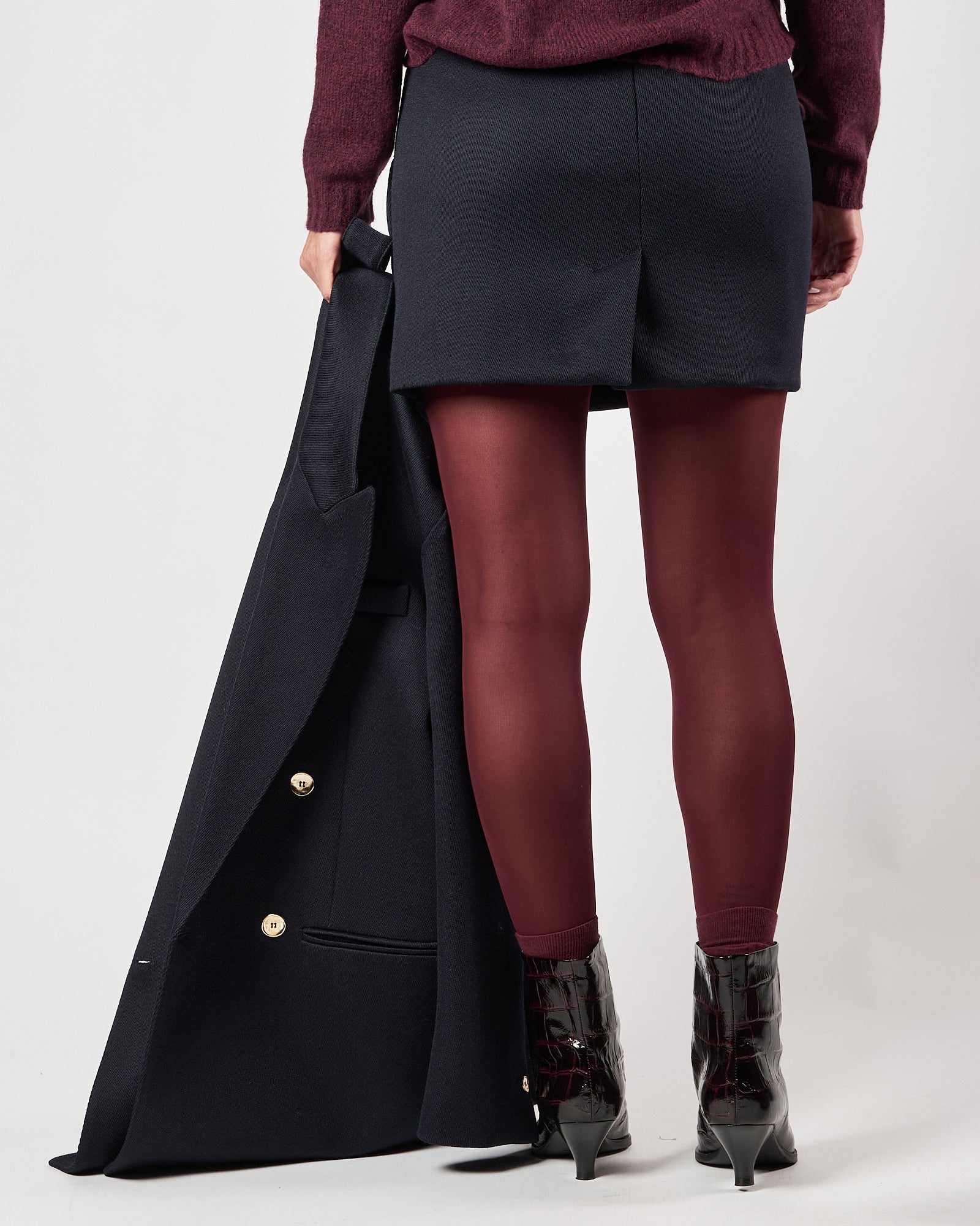 Gonna Tela9 corta blu