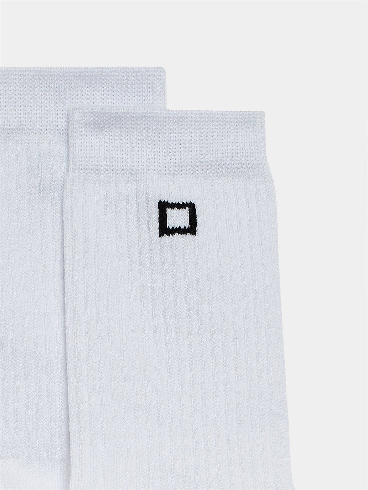 Calze colore bianco e nero