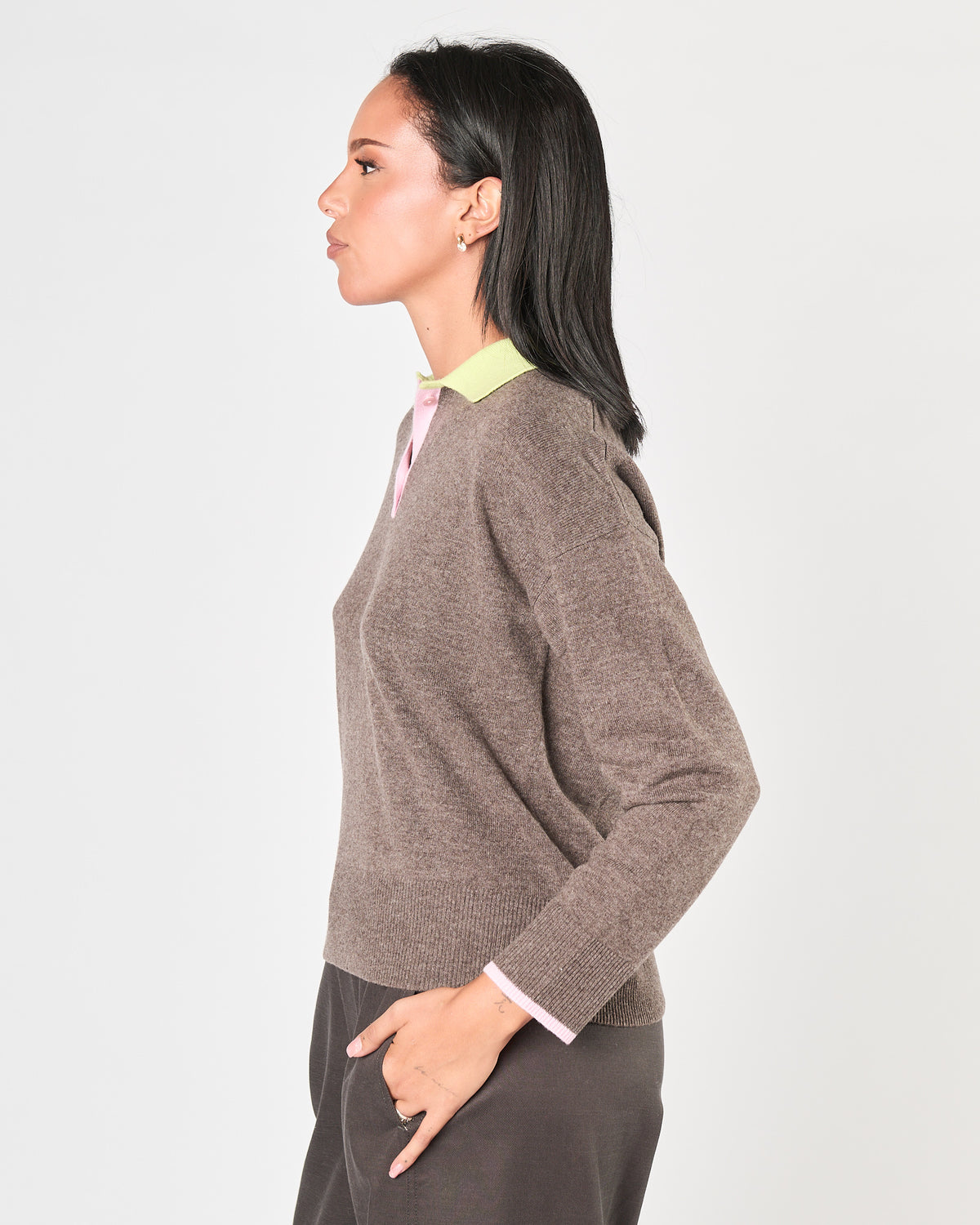 Polo Since're Paris in maglia choco