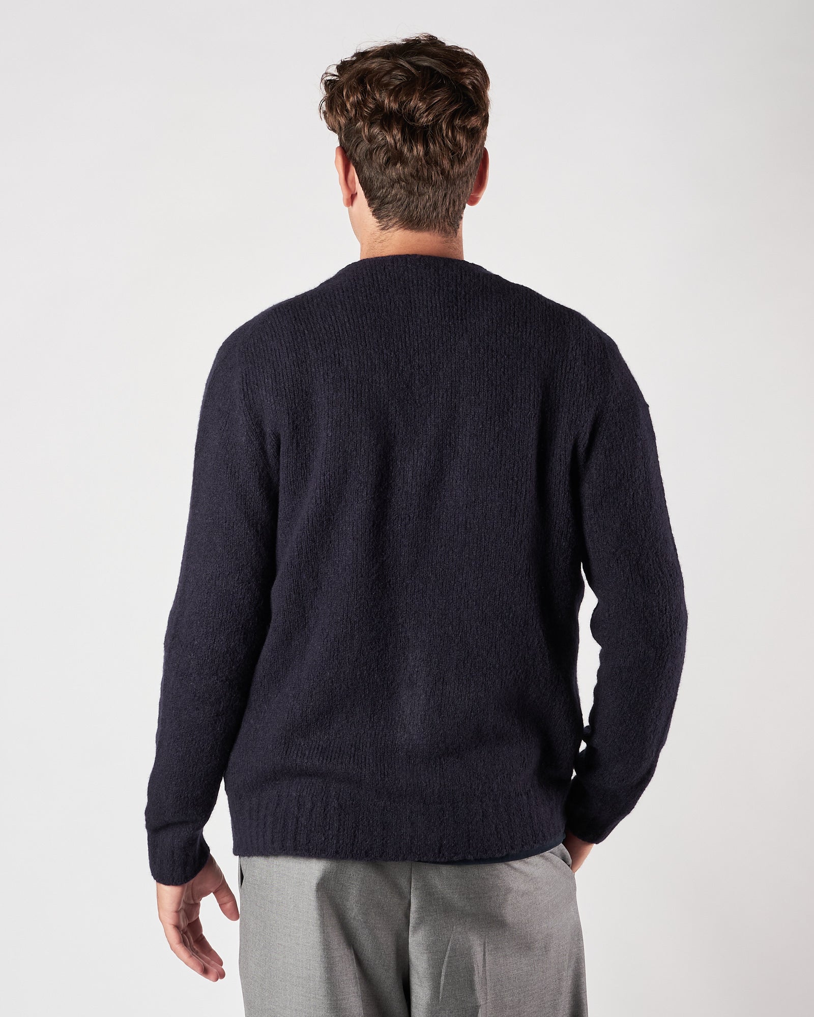 Cardigan A|STORE con bottoni blu