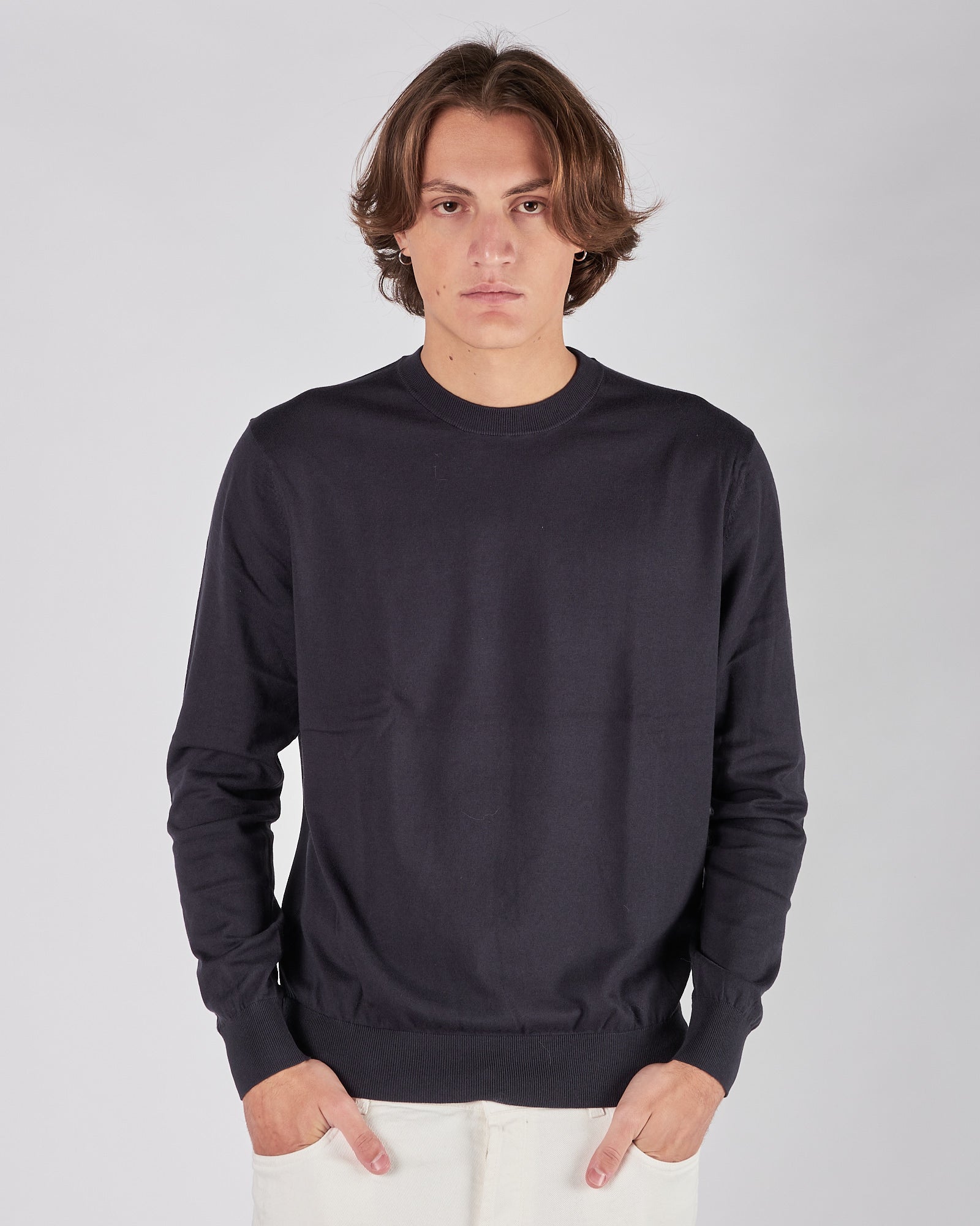 Maglia People Of Shibuya in lana blu