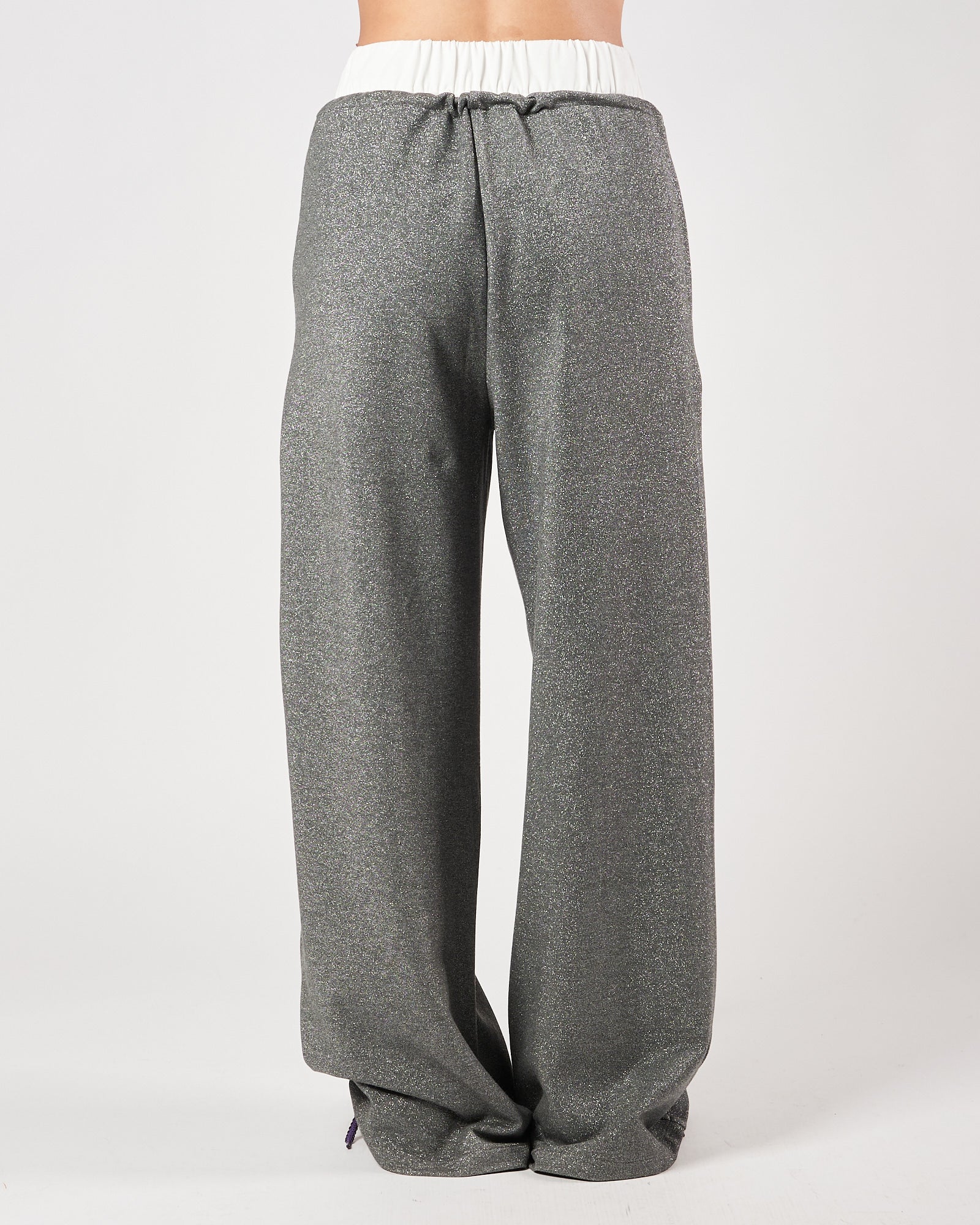 Pantalone Eleh tuta grigio lurex