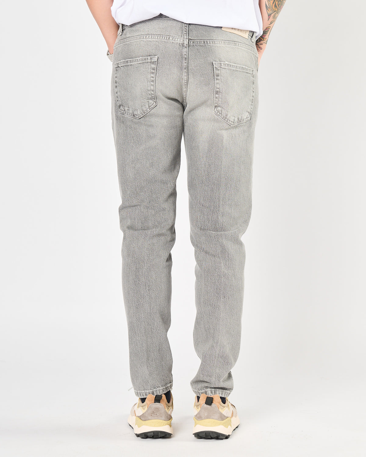 Jeans Be Able slim fit grigio