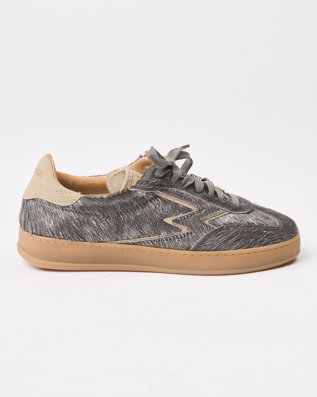 Sneaker Moaconcept in cavallino silver