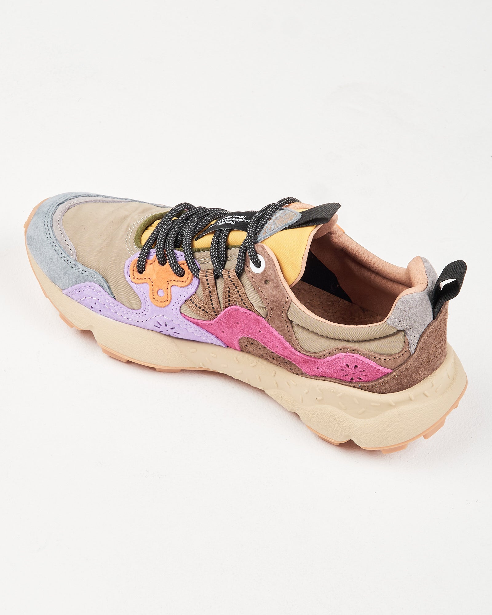 Sneaker Flower Mountain Kaki-Multi