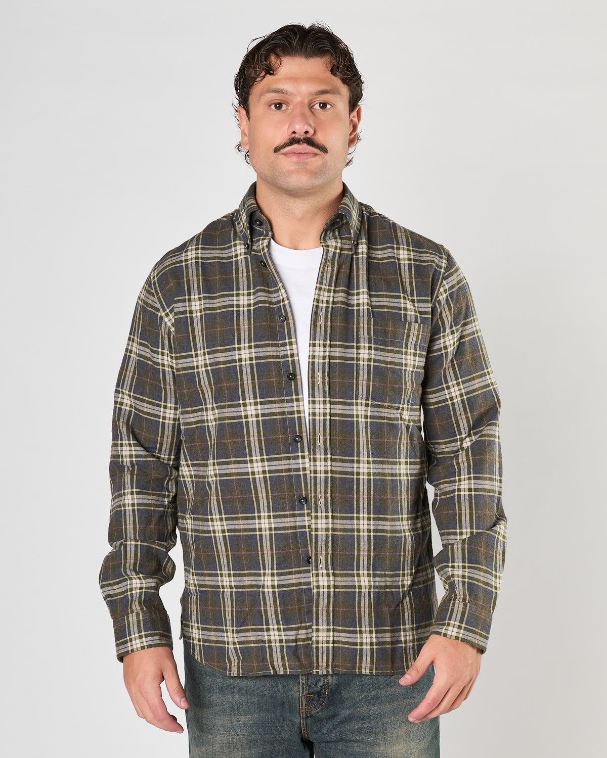 Camicia Xacus fantasia quadri in flanella