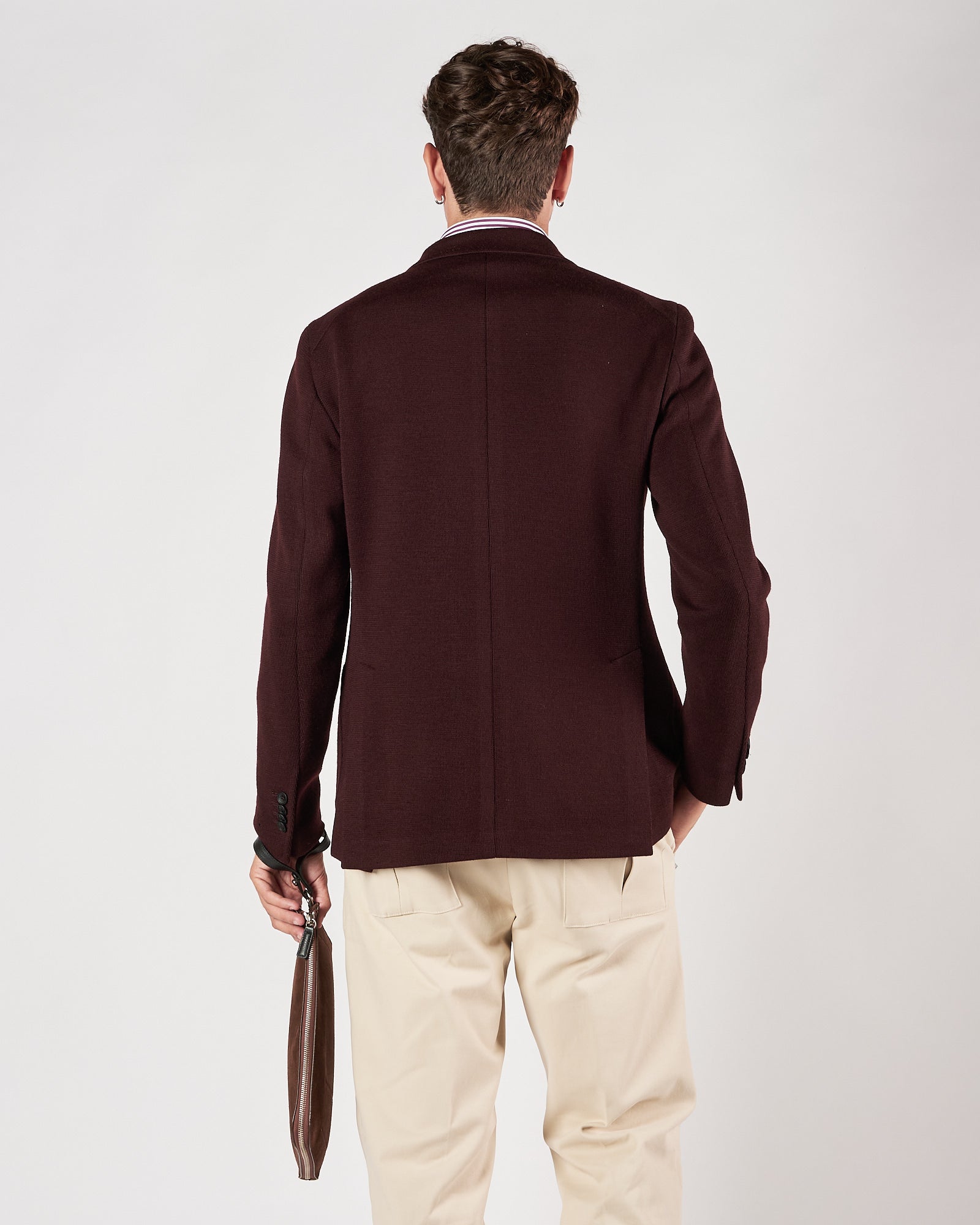 Giacca Tagliatore doppio petto vinaccia