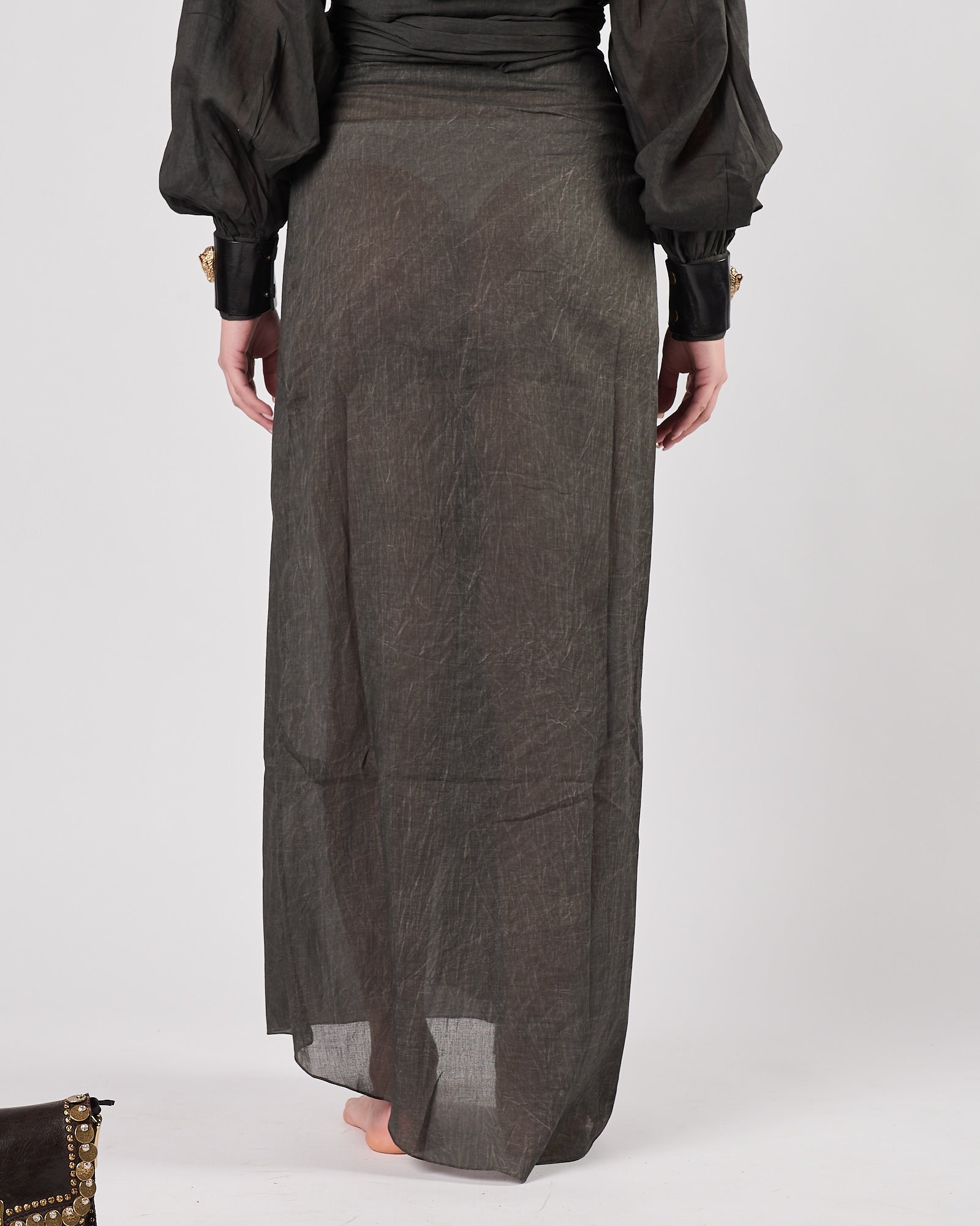 Gonna Mes Damoiselles drappeppiaga nera