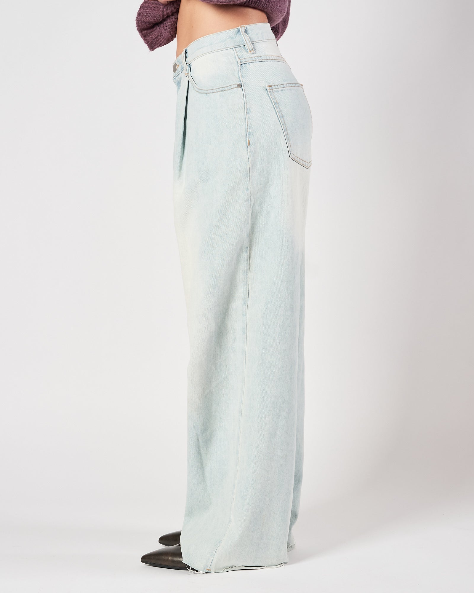 Jeans Eleh con pences blu chiaro