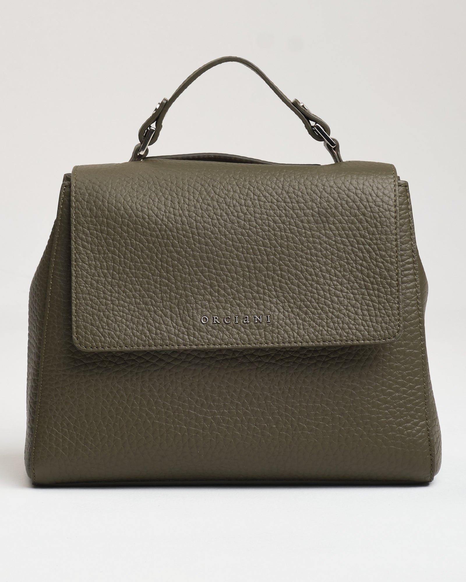 Borsa Orciani Sveva Soft Piccola verde militare