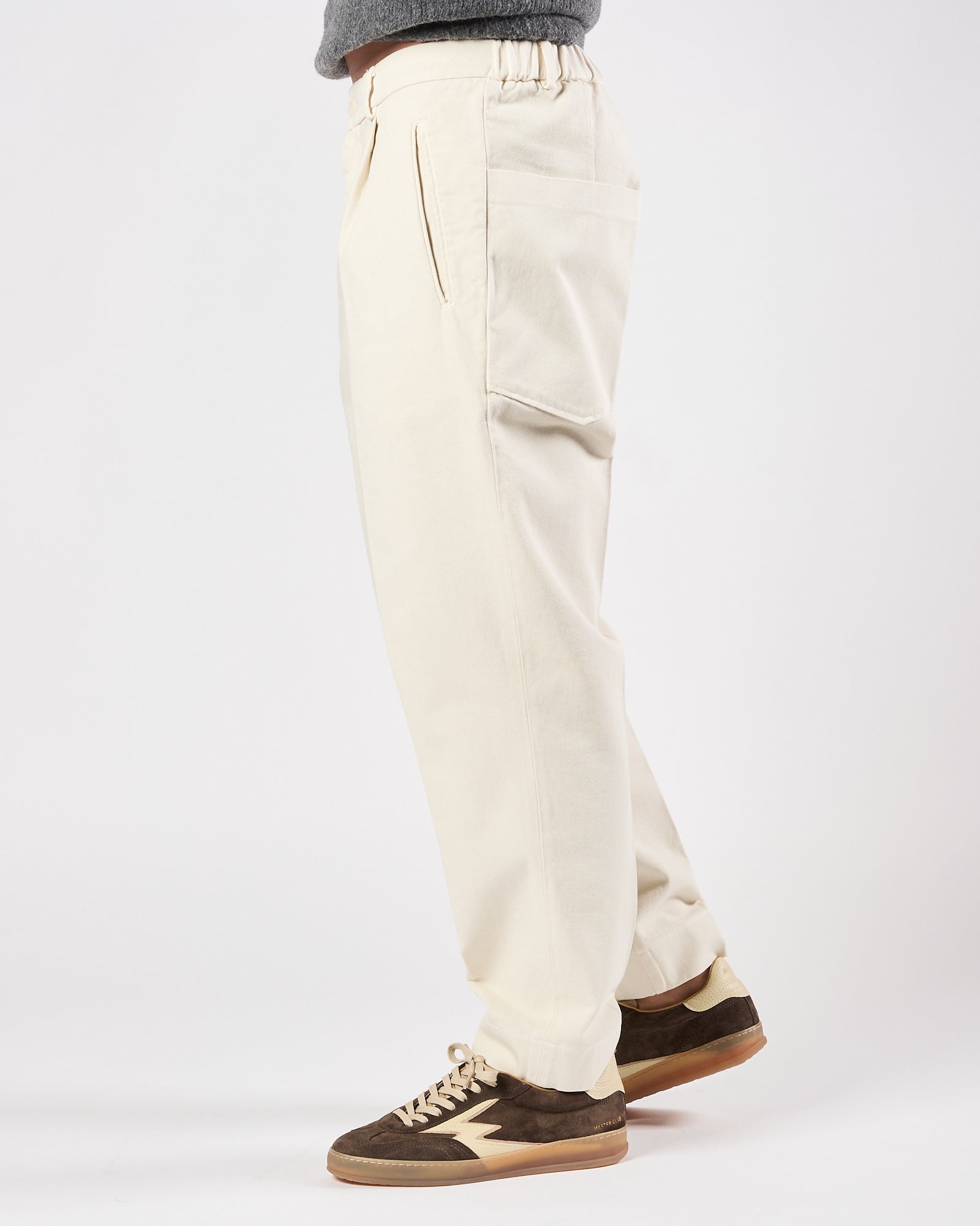 Pantalone Bonheur una pence over fit latte