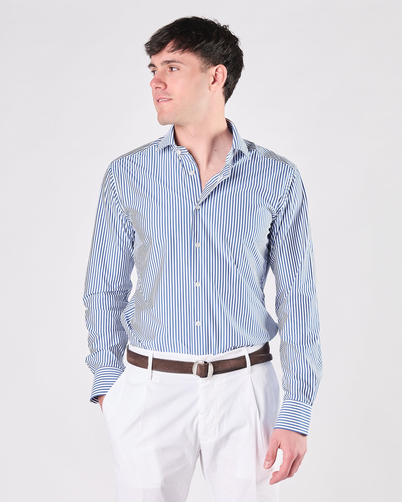 Camicia Xacus active riga blu