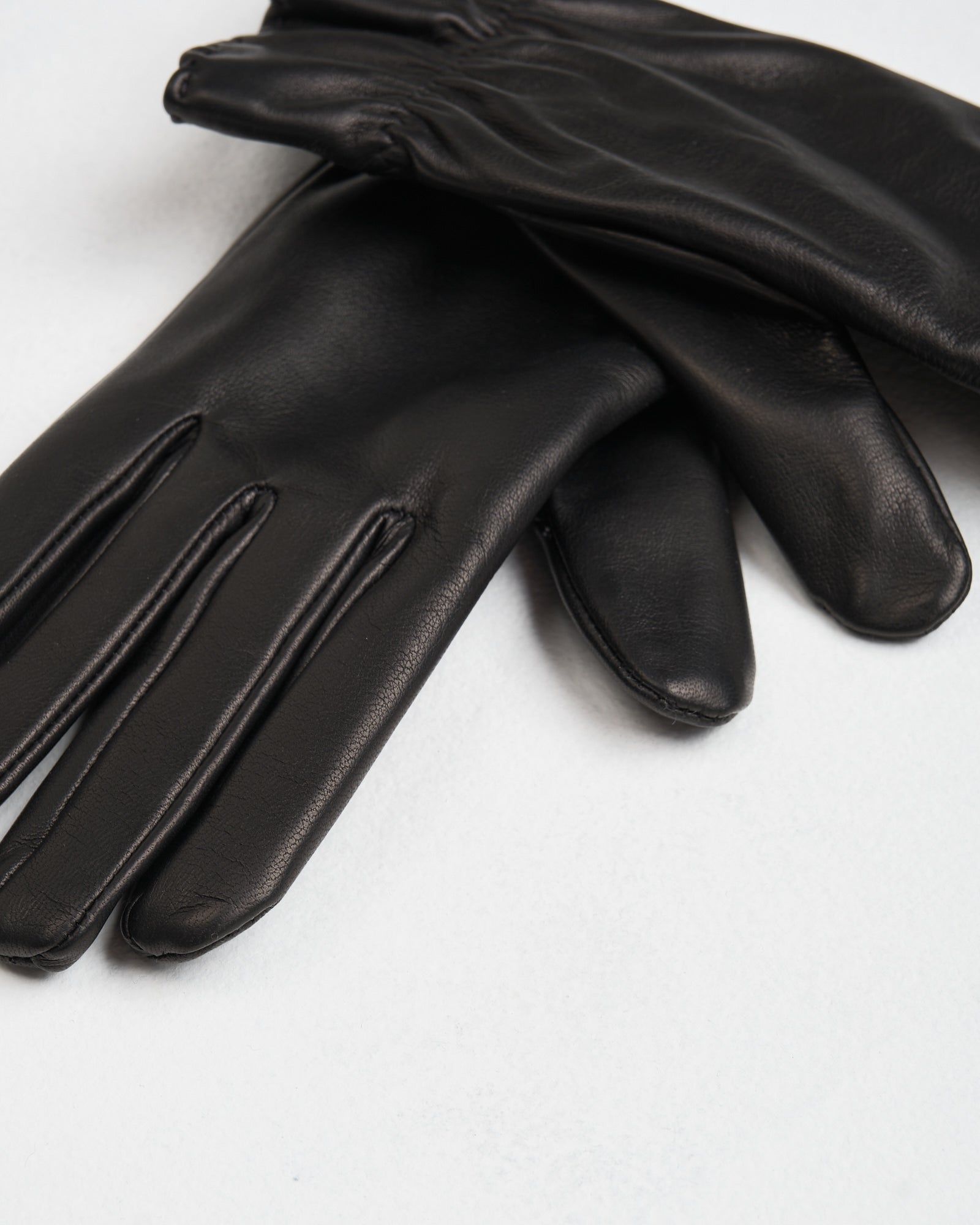 Guanti Orciani in nappa neri