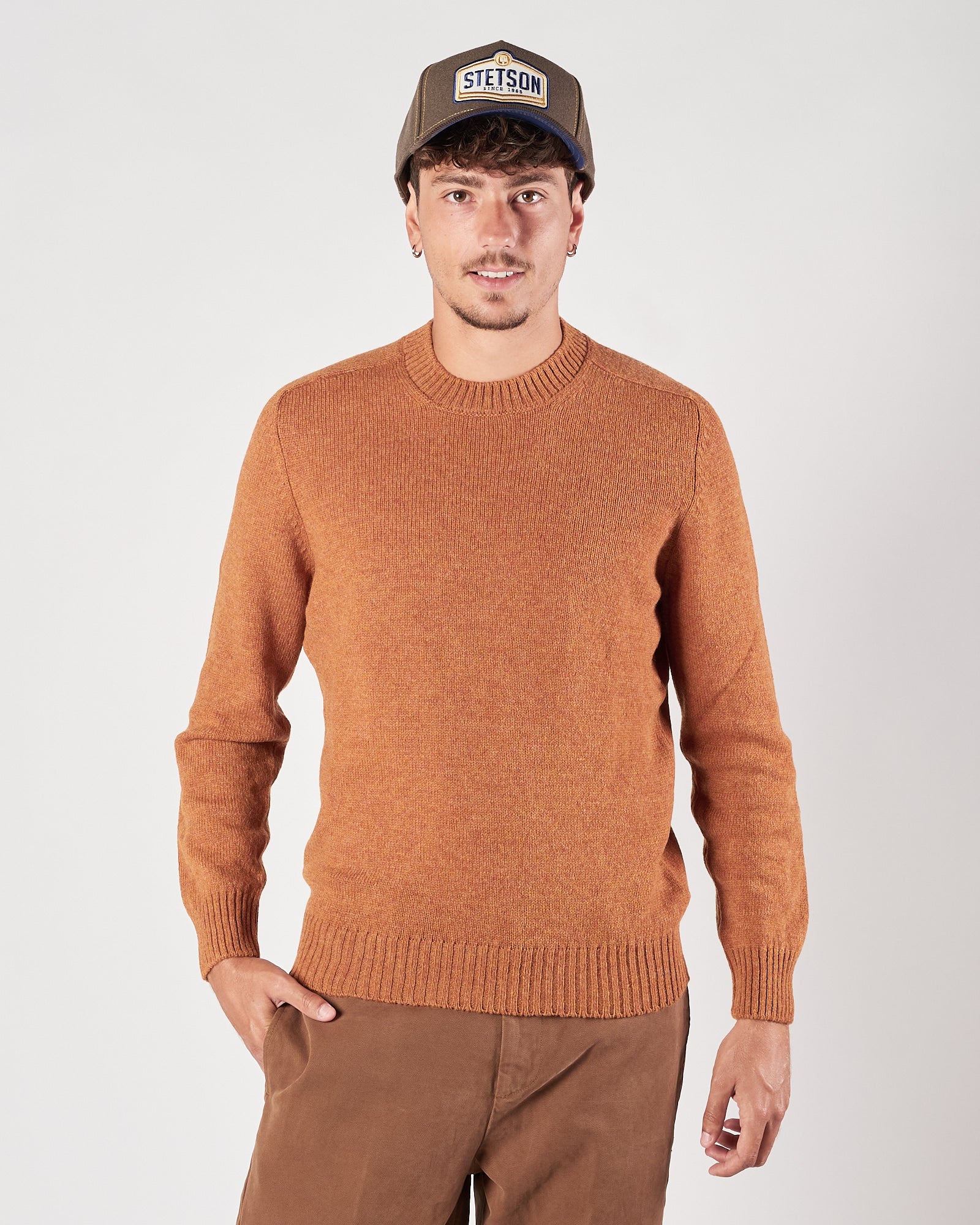 Maglia A|STORE girocollo arancio