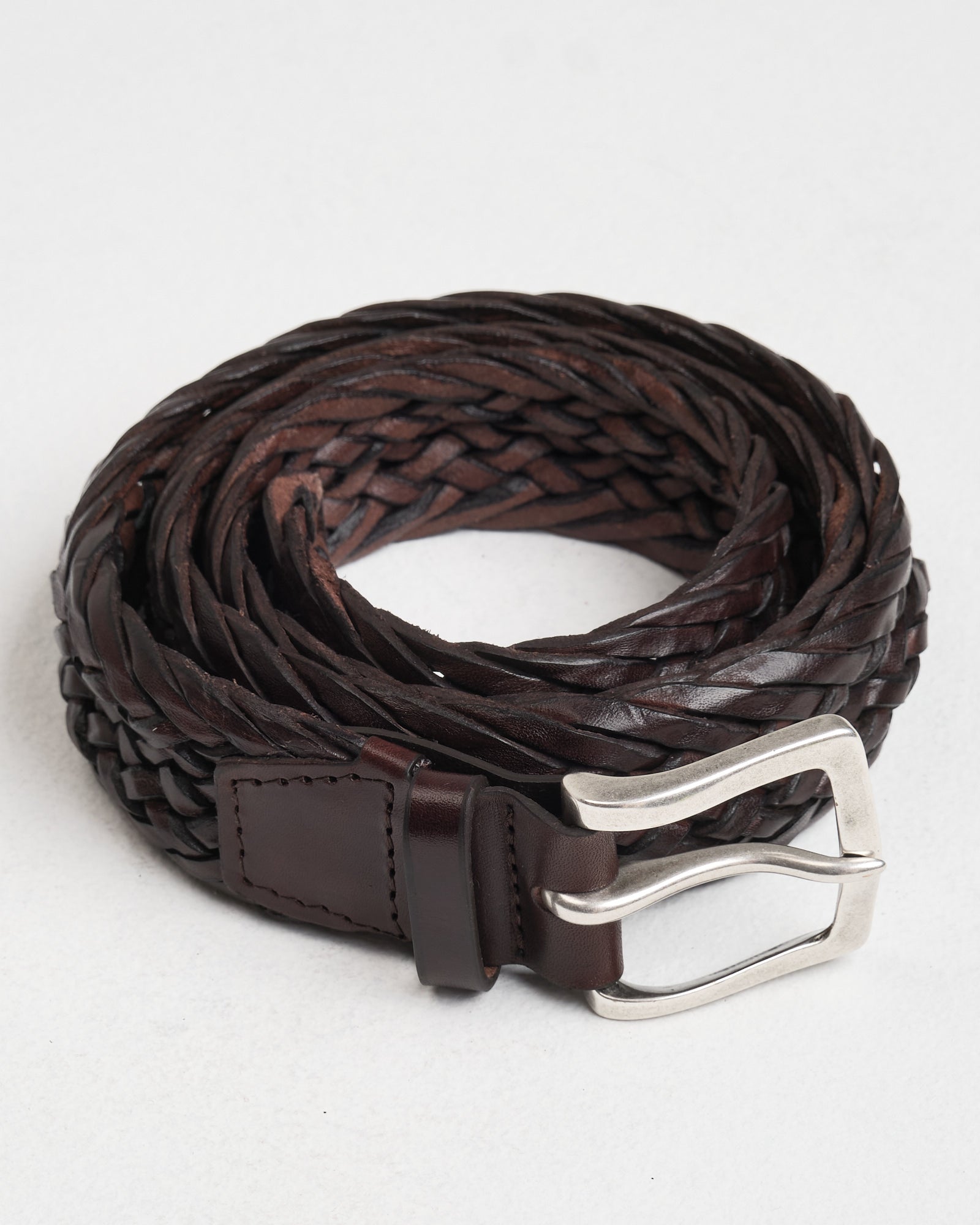 Cintura Orciani intrecciata testa di moro