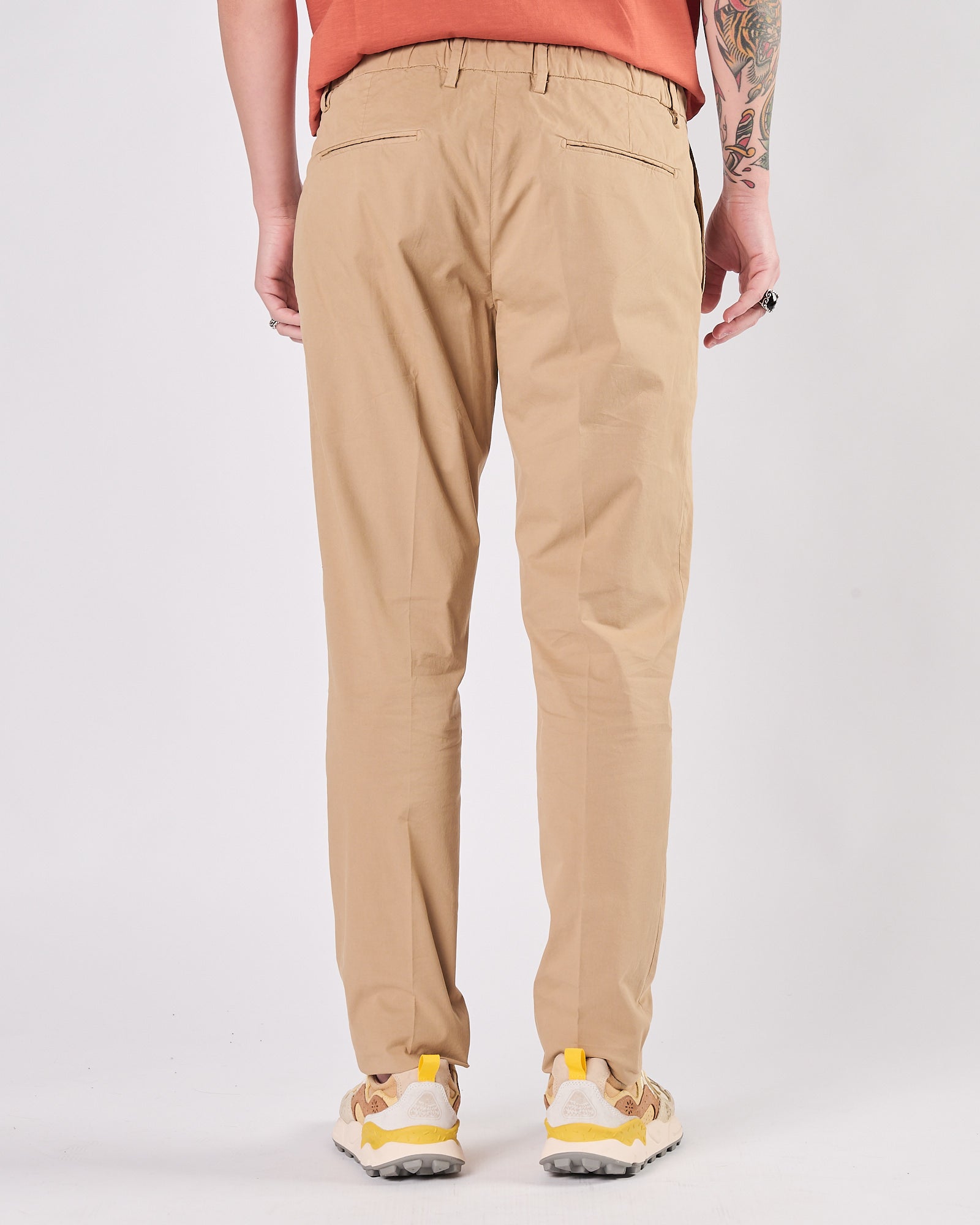 Pantalone A|STORE in cotone beige