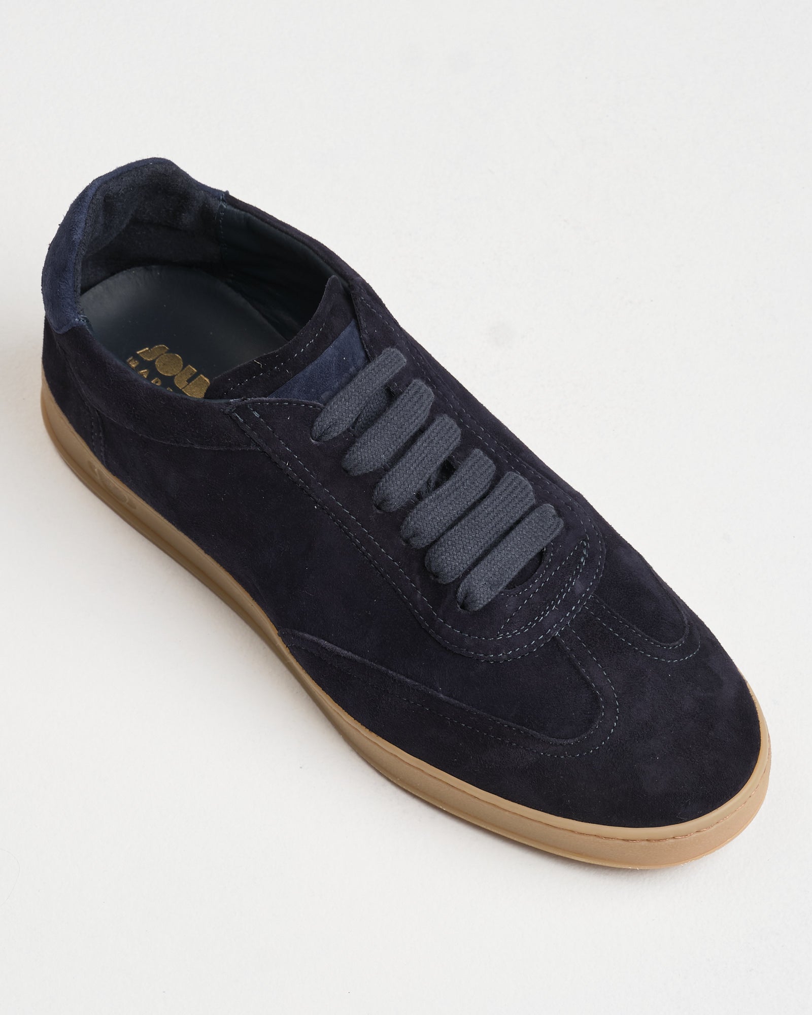 Sneaker Soldini in suede navy