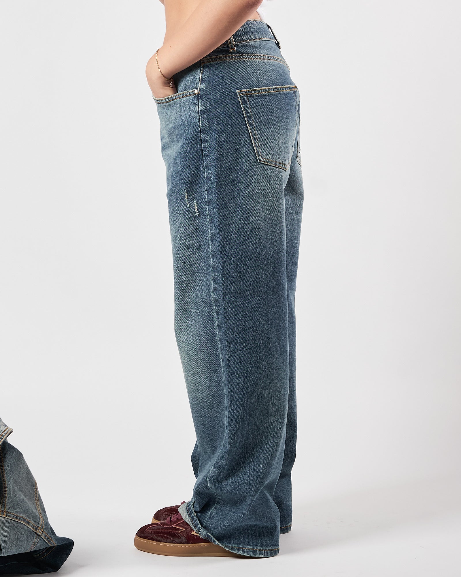 Jeans God Save Denim boy fit con rotture