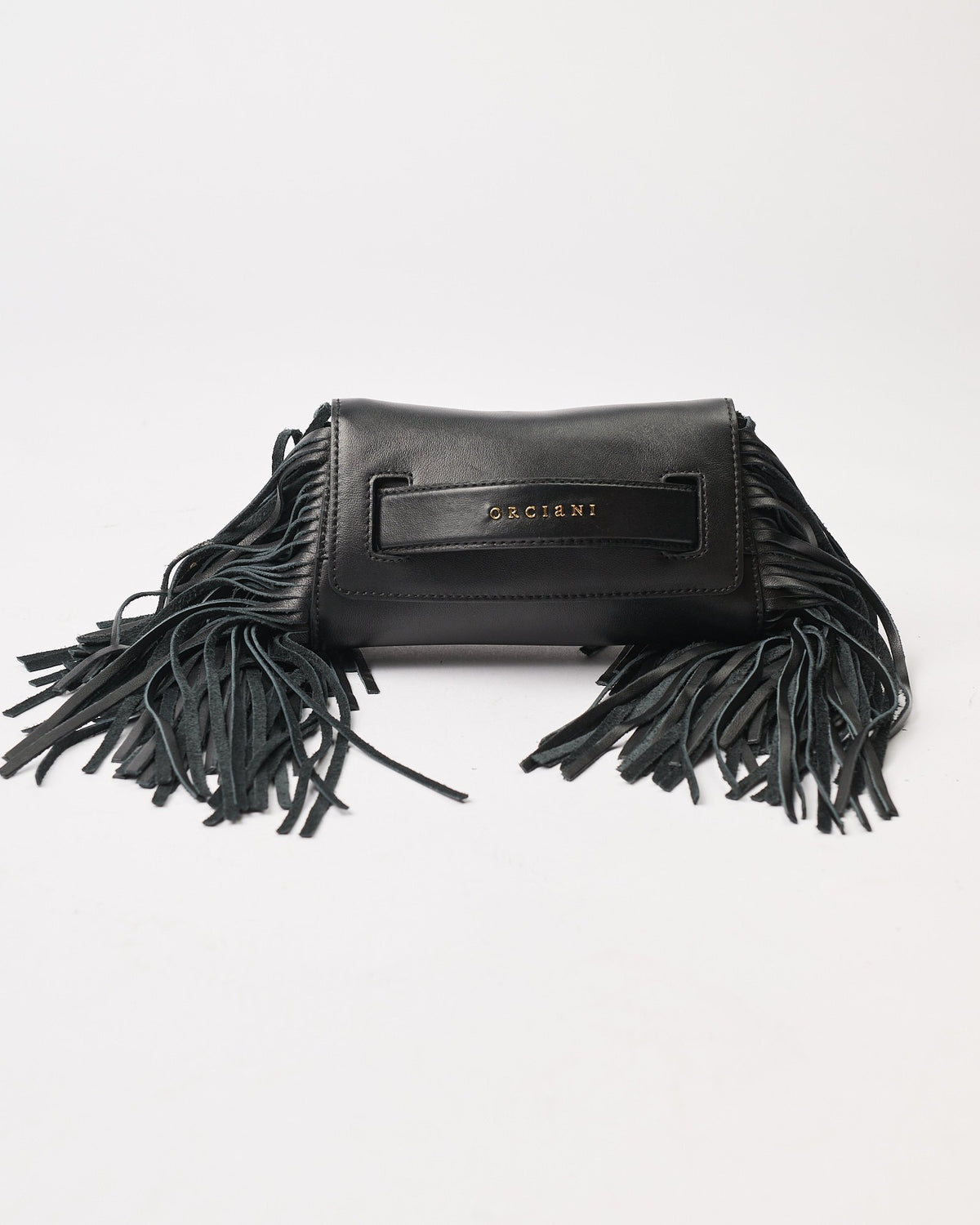Borsa Orciani Gossip xs boston frange nera