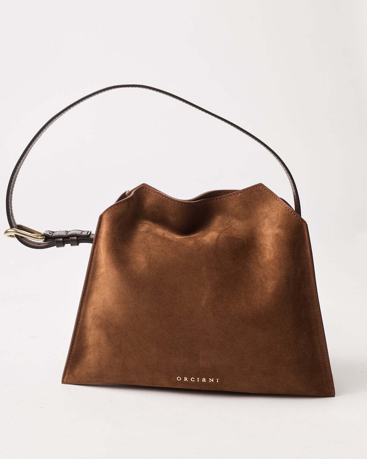 Borsa Orciani Trinity S peach oro tabacco