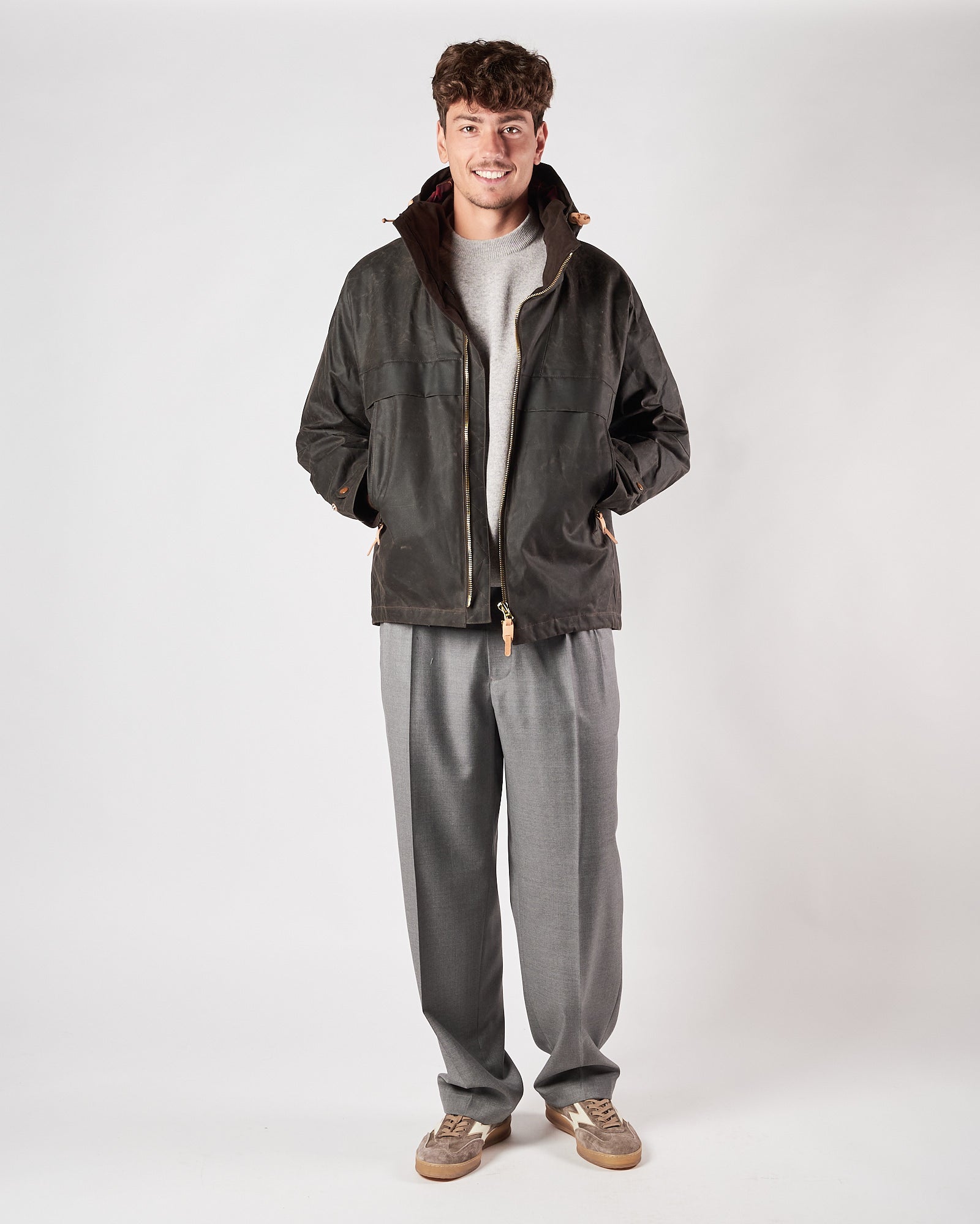 Giaccone Manifatture Ceccarelli con cappuccio chocolate