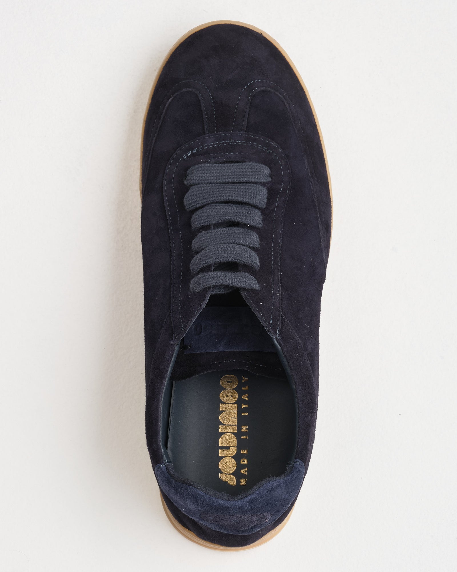 Sneaker Soldini in suede navy