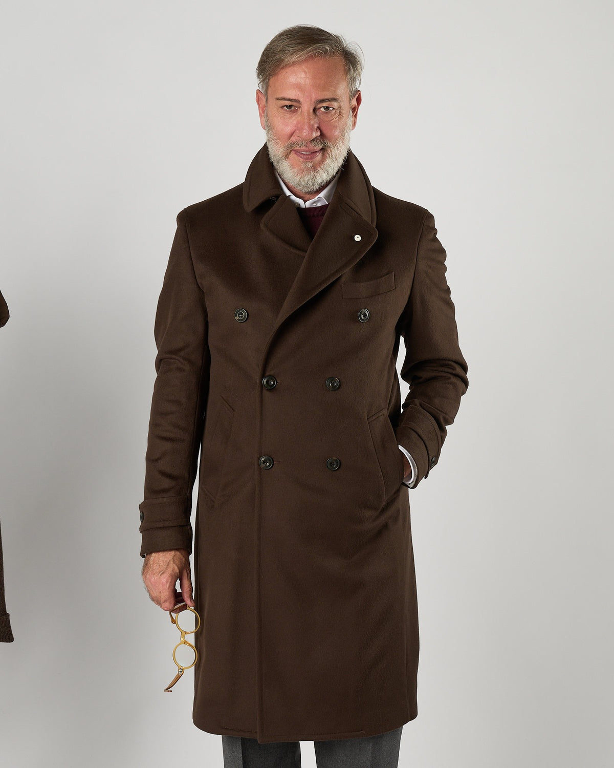 Cappotto Lbm1911 doppio petto moro
