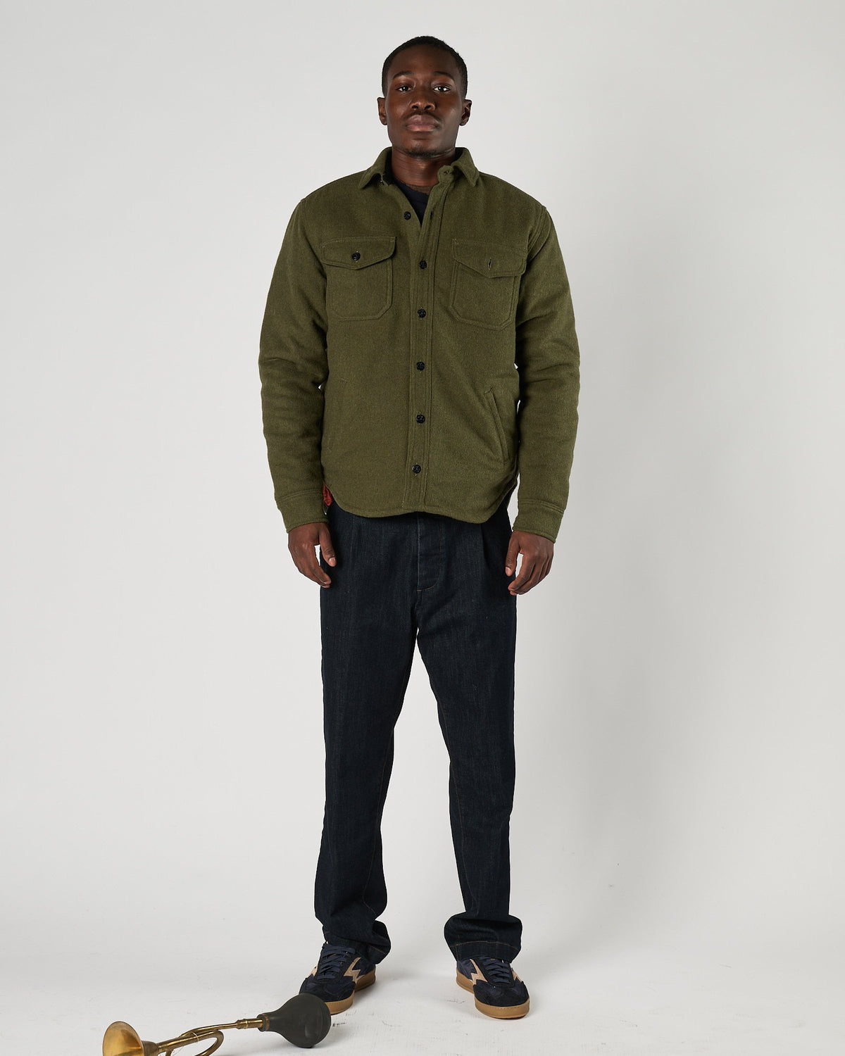 Giacca camicia Chesapeake's imbottita army green