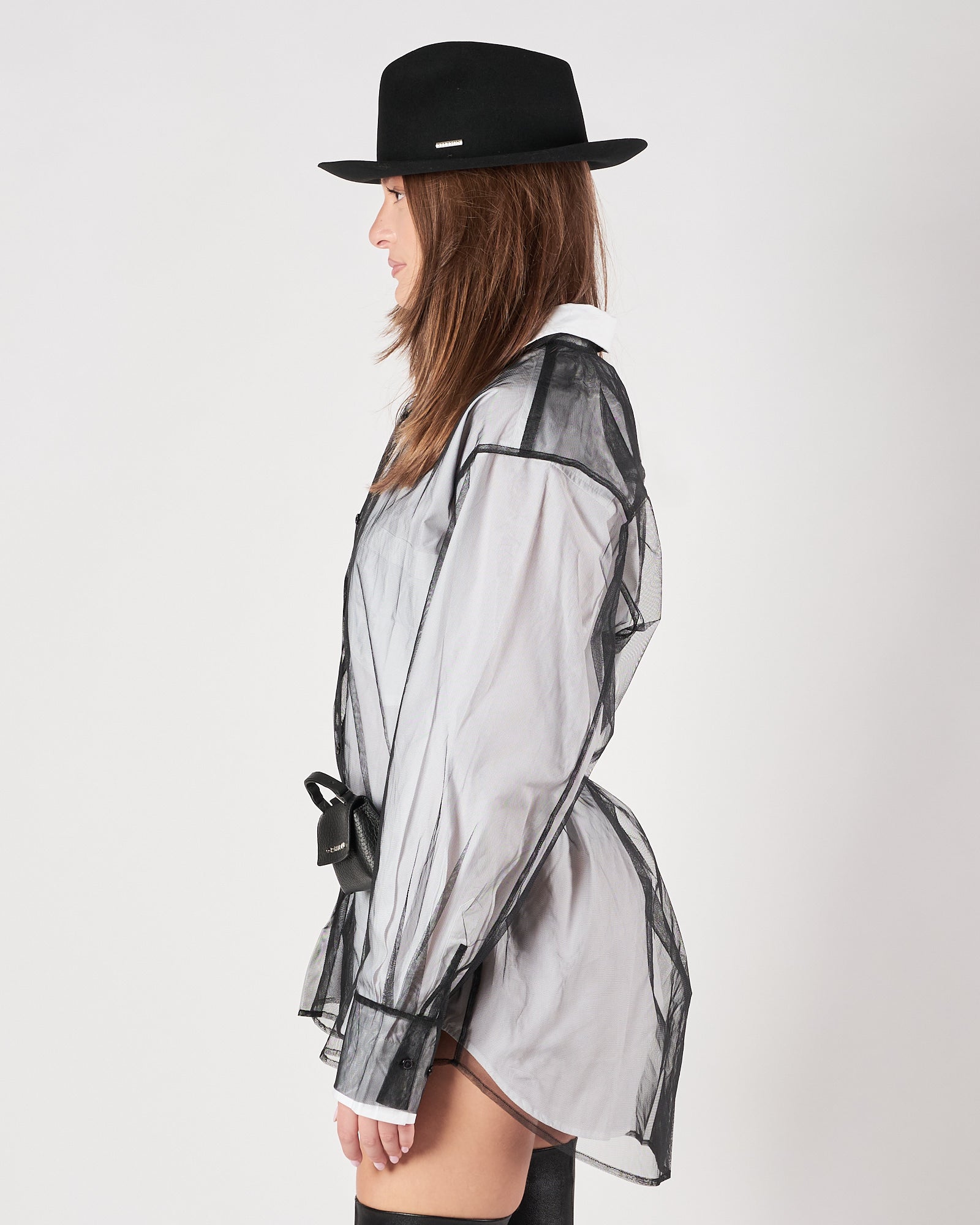 Camicia Mes Demoiselles over bianca