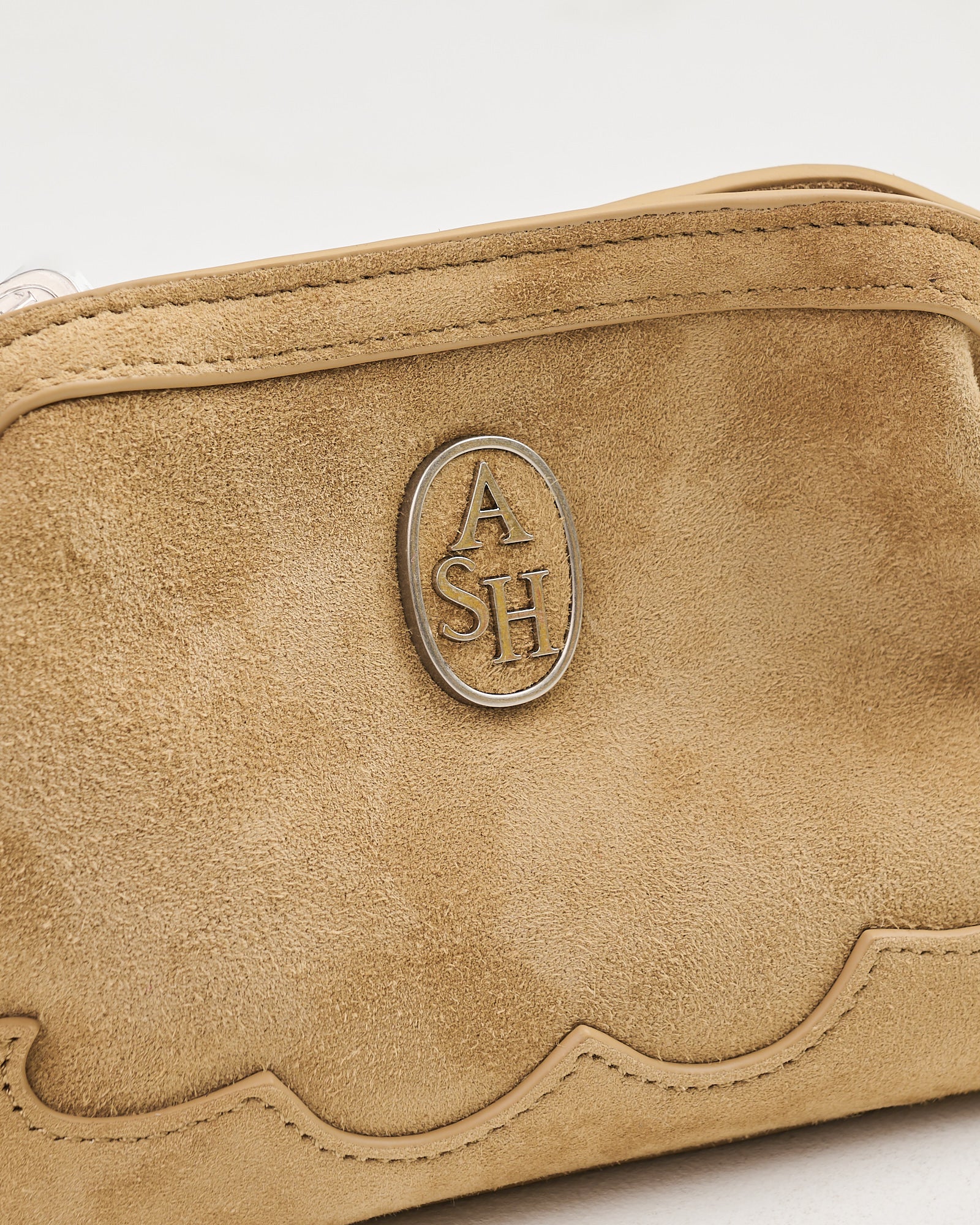 Borsa Ash piccola in suede green